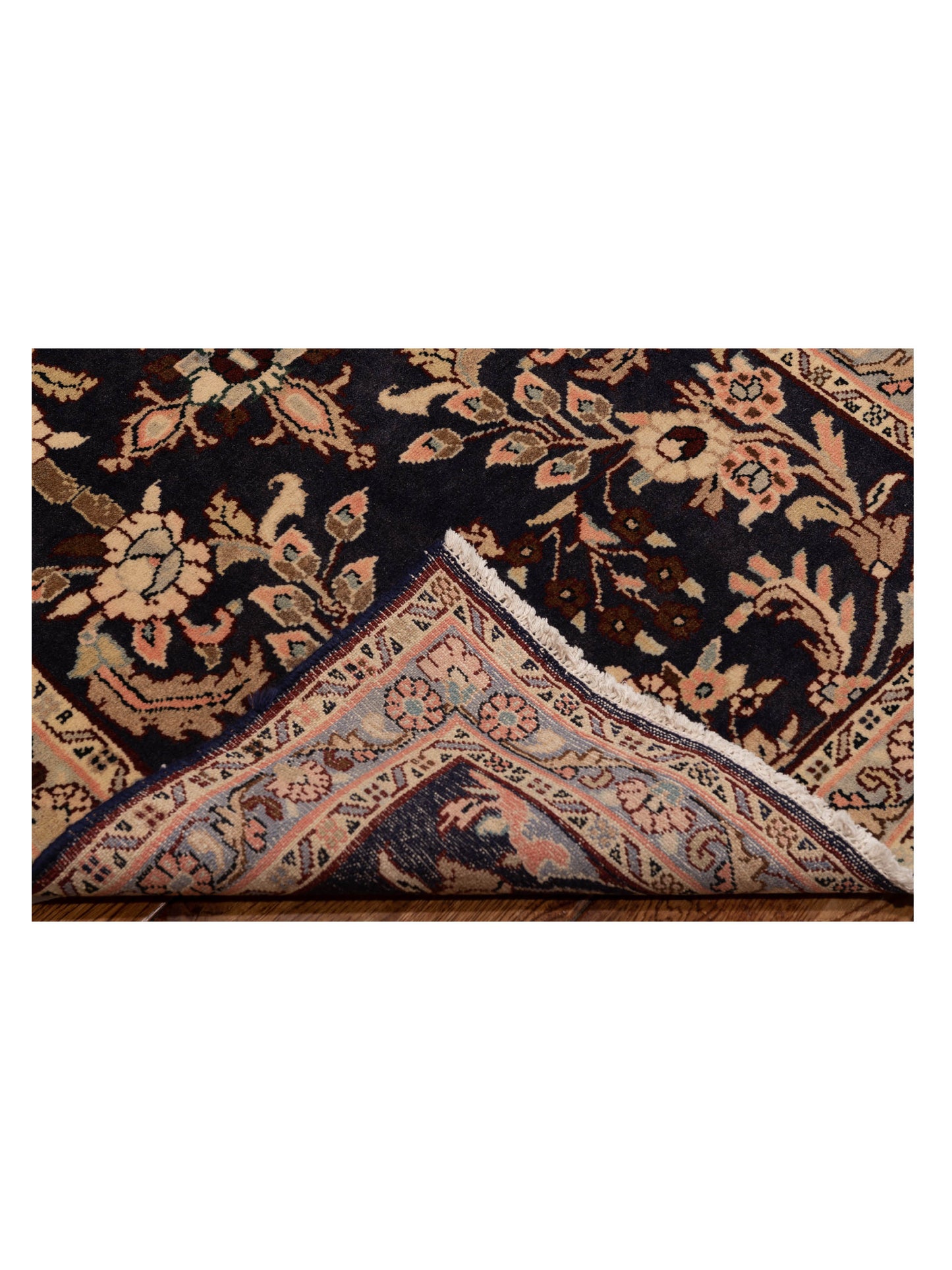 Antique Heirloom 93445 Coffee Silver 2.9x9.11 Hand Knotted Rug