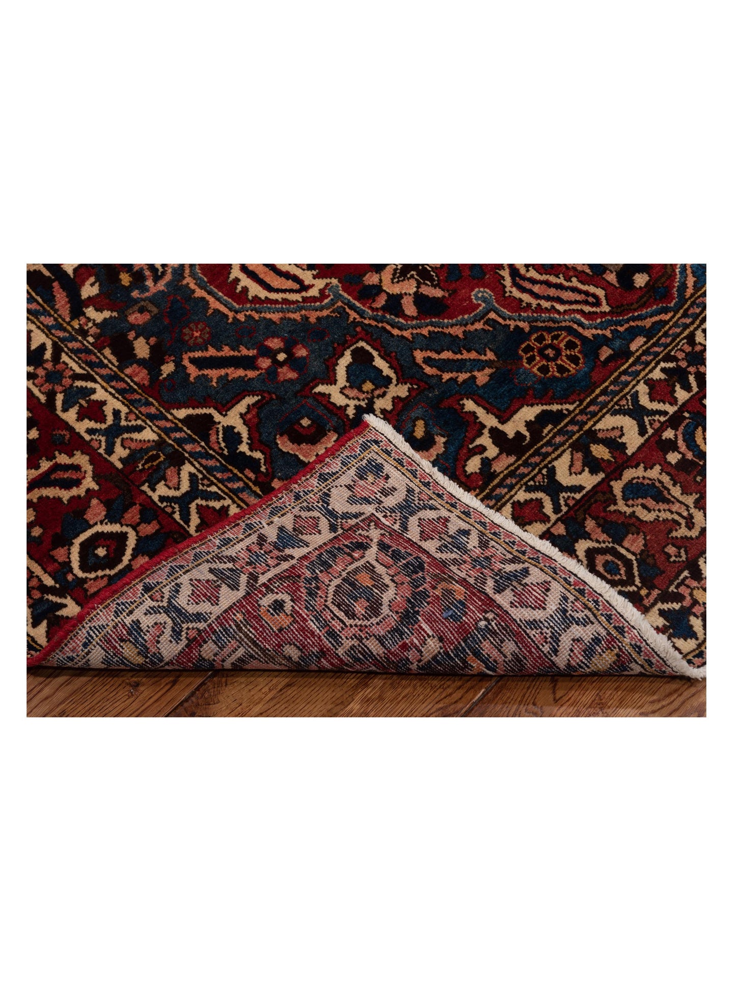 Antique Heirloom 93466 Ivory Red 5x8.6 Hand Knotted Rug