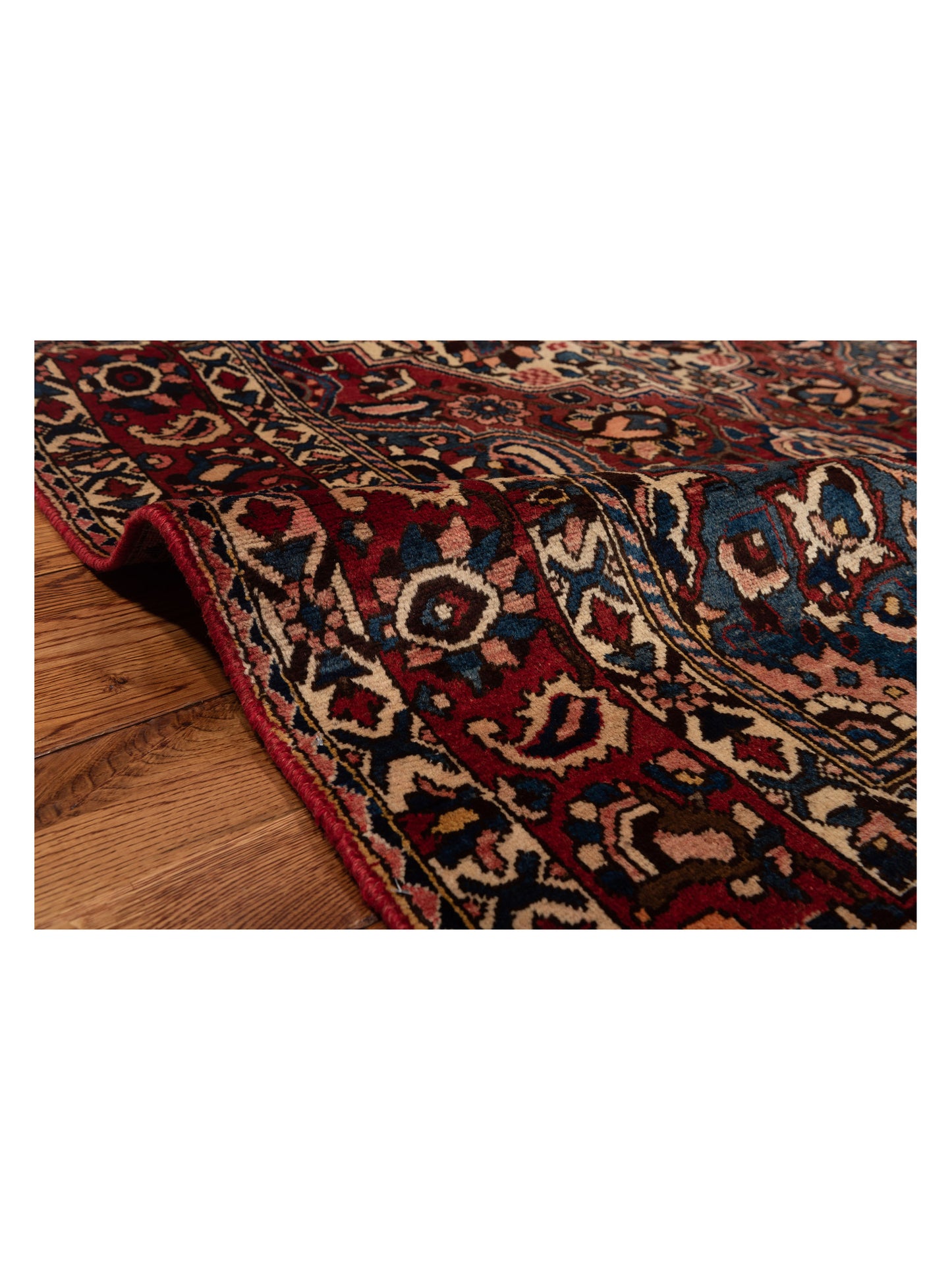 Antique Heirloom 93466 Ivory Red 5x8.6 Hand Knotted Rug