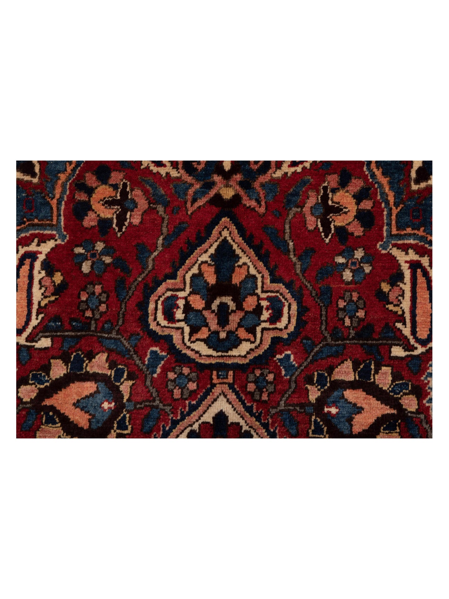 Antique Heirloom 93466 Ivory Red 5x8.6 Hand Knotted Rug