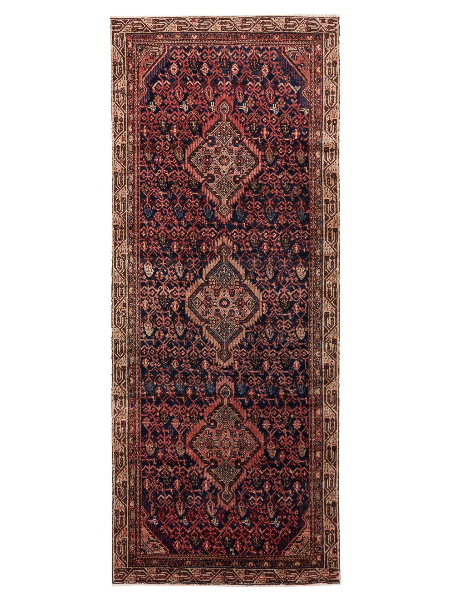 Pasha Antique Heirloom Brown Rust Traditional