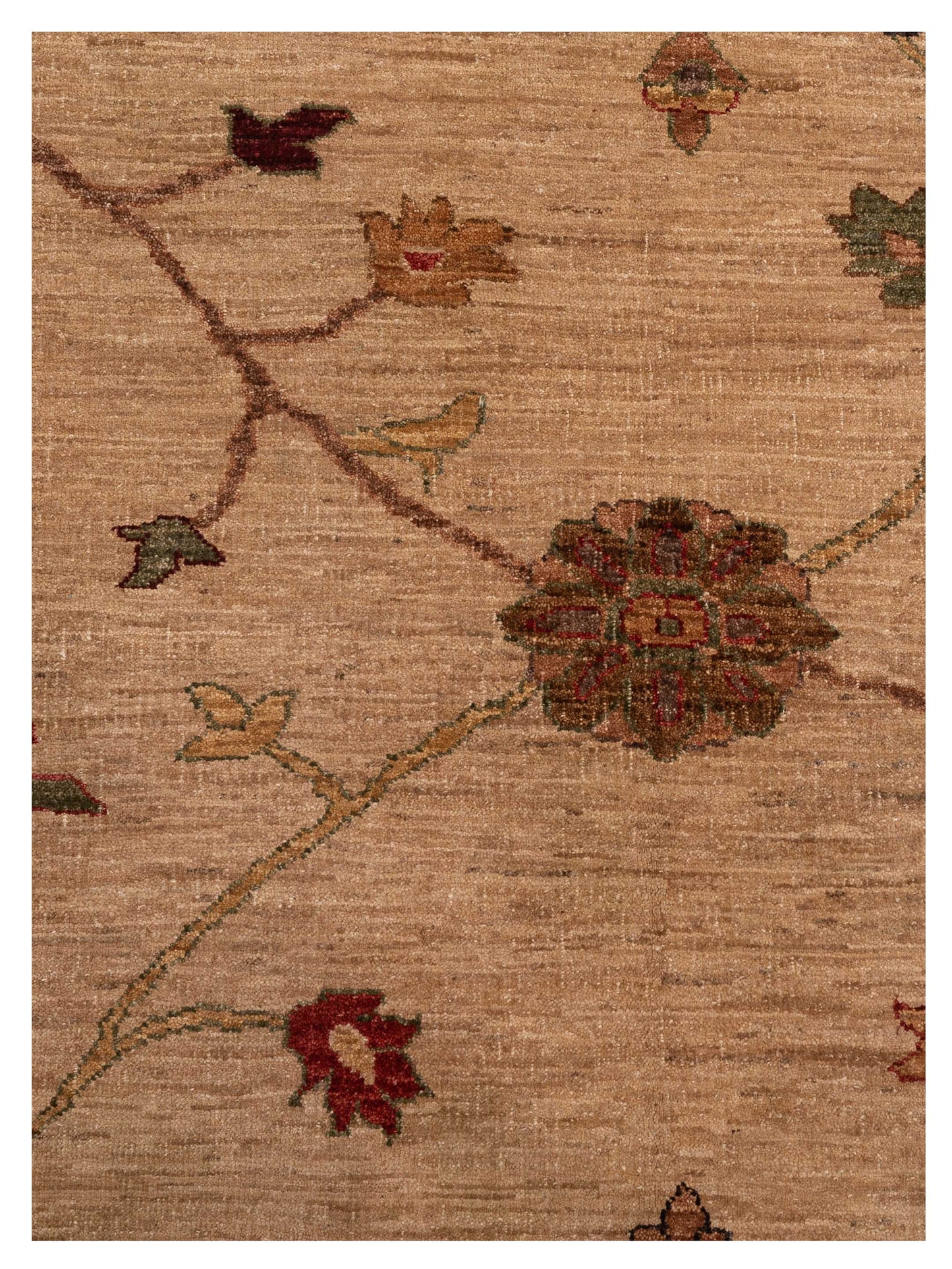 Elvan Serin Ivory Gold 7.10x10.6 Hand Knotted Rug