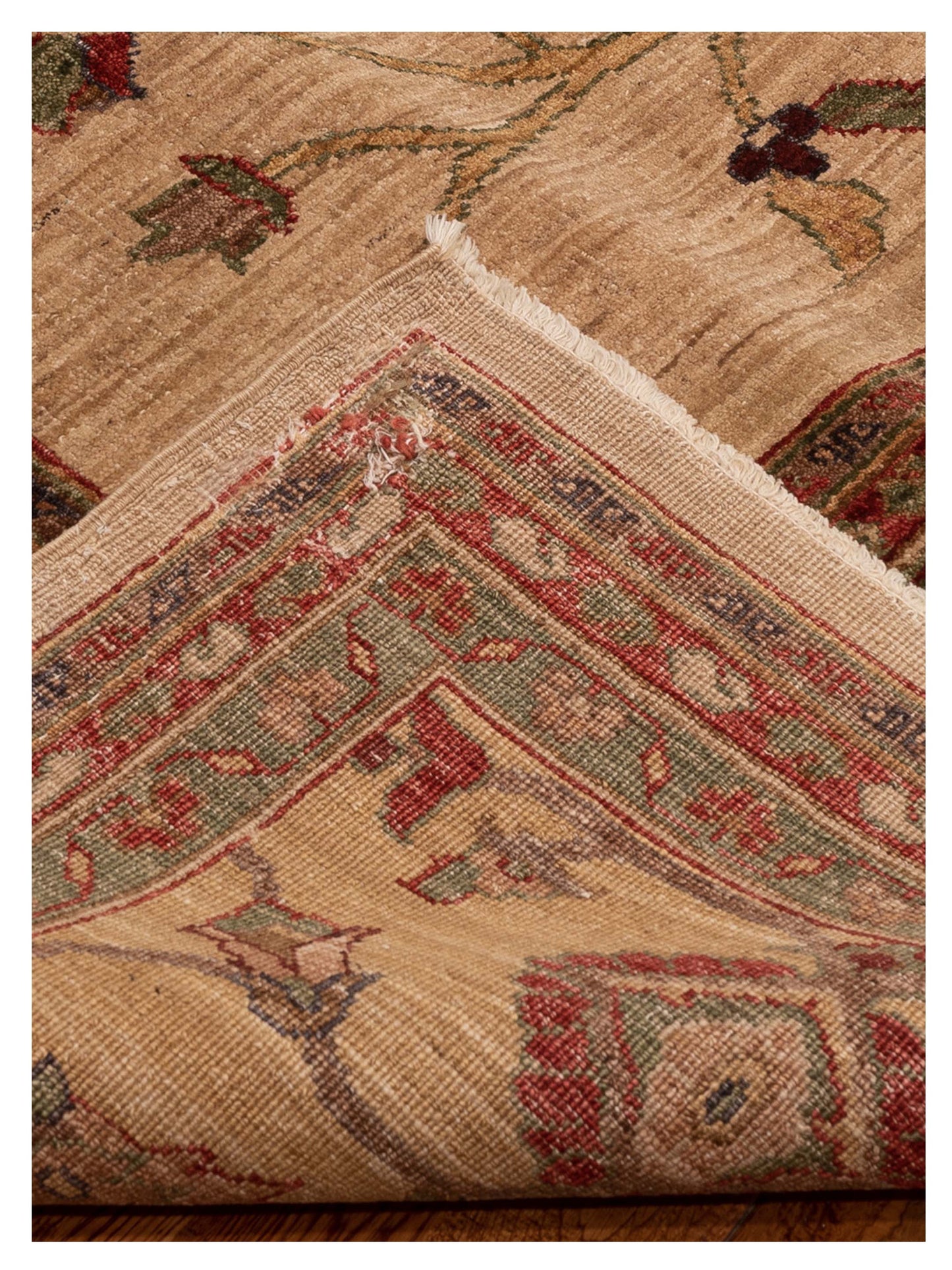 Elvan Serin Ivory Gold 7.10x10.6 Hand Knotted Rug