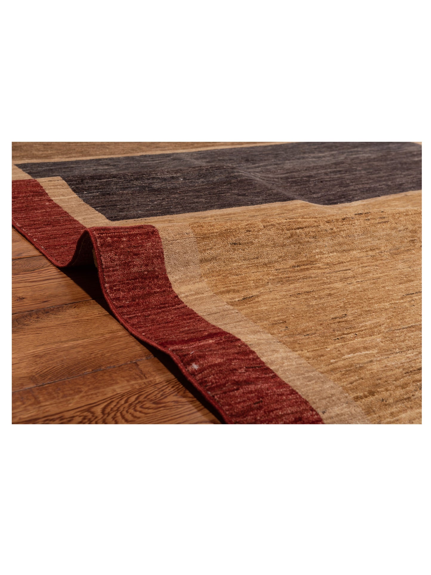 Bahar 94062 Brown Red 5.11x7.9 Hand Knotted Rug