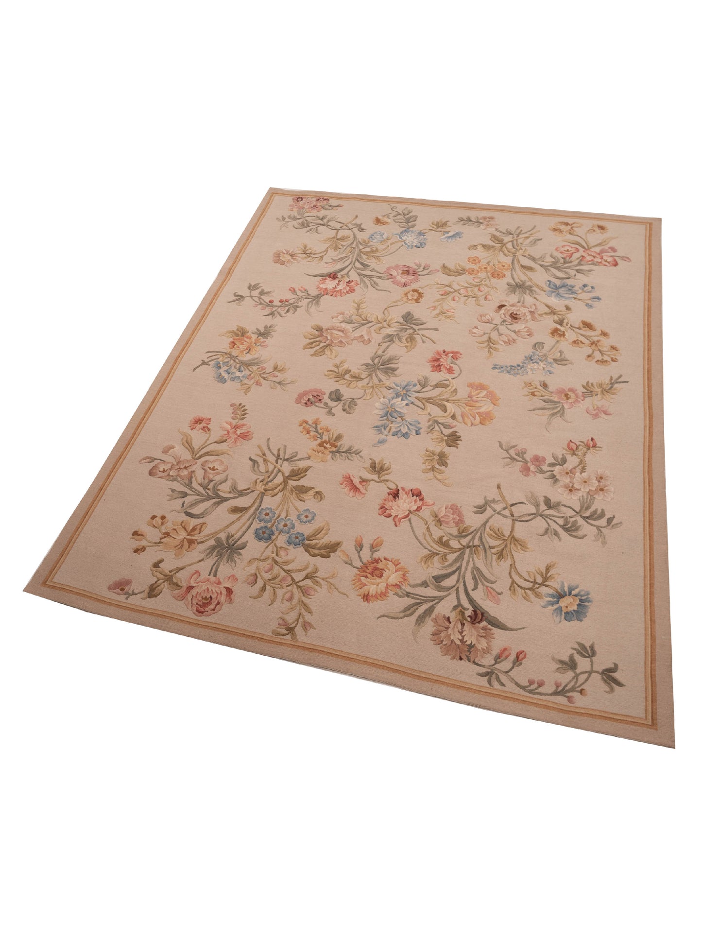 Savannorie 94362 Beige Beige 8.9x11.9 Hand Knotted Rug