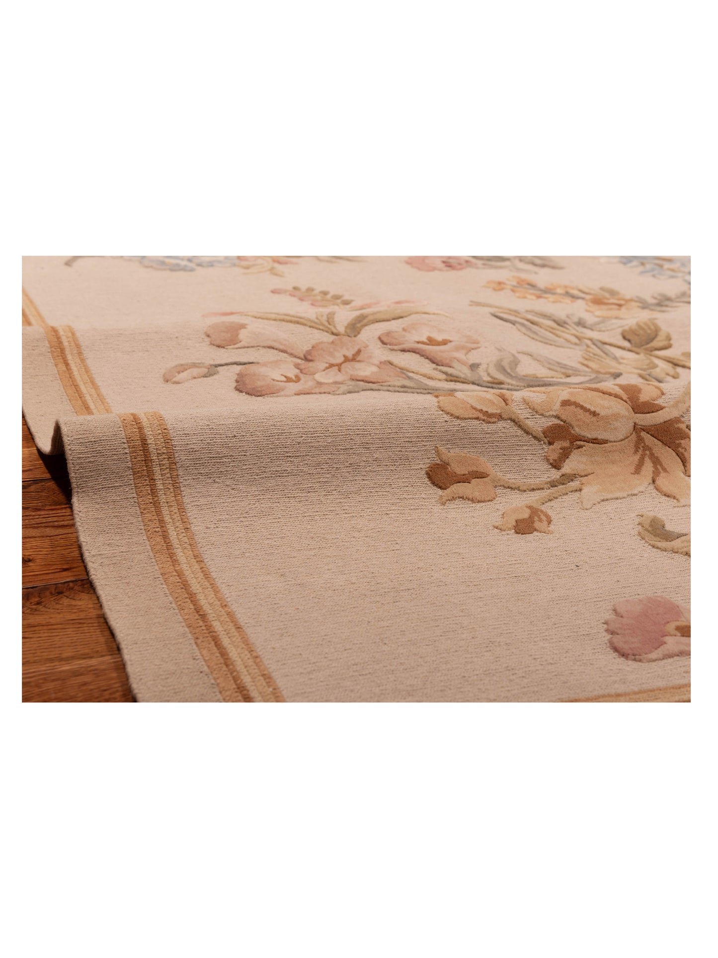 Savannorie 94362 Beige Beige 8.9x11.9 Hand Knotted Rug