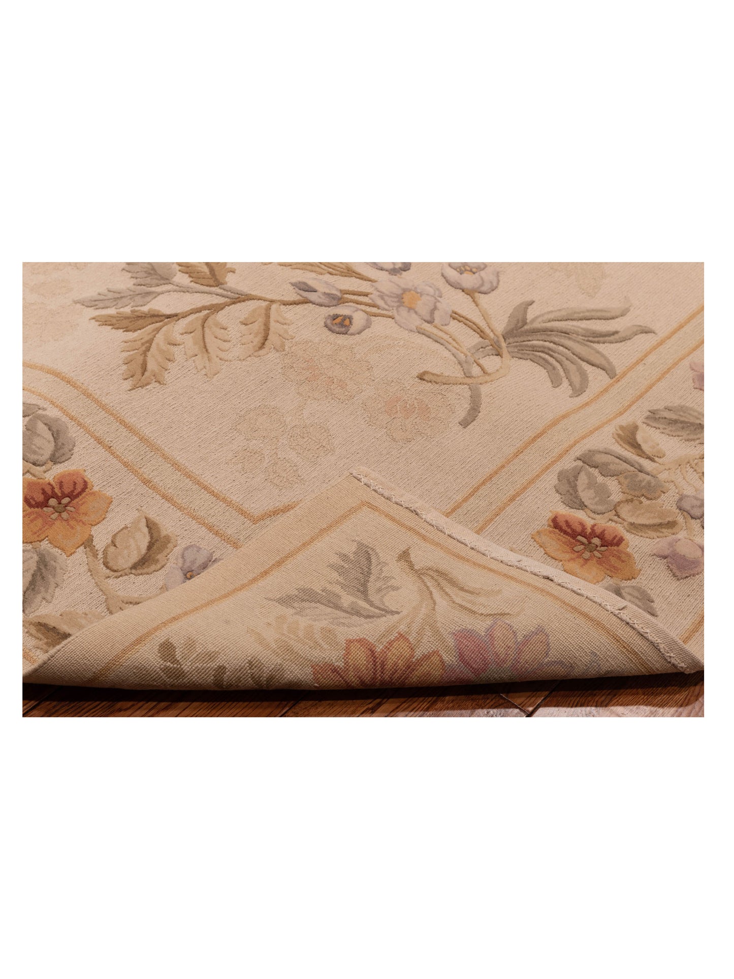 Savannorie 94363 Beige Beige 8.10x11.10 Hand Knotted Rug