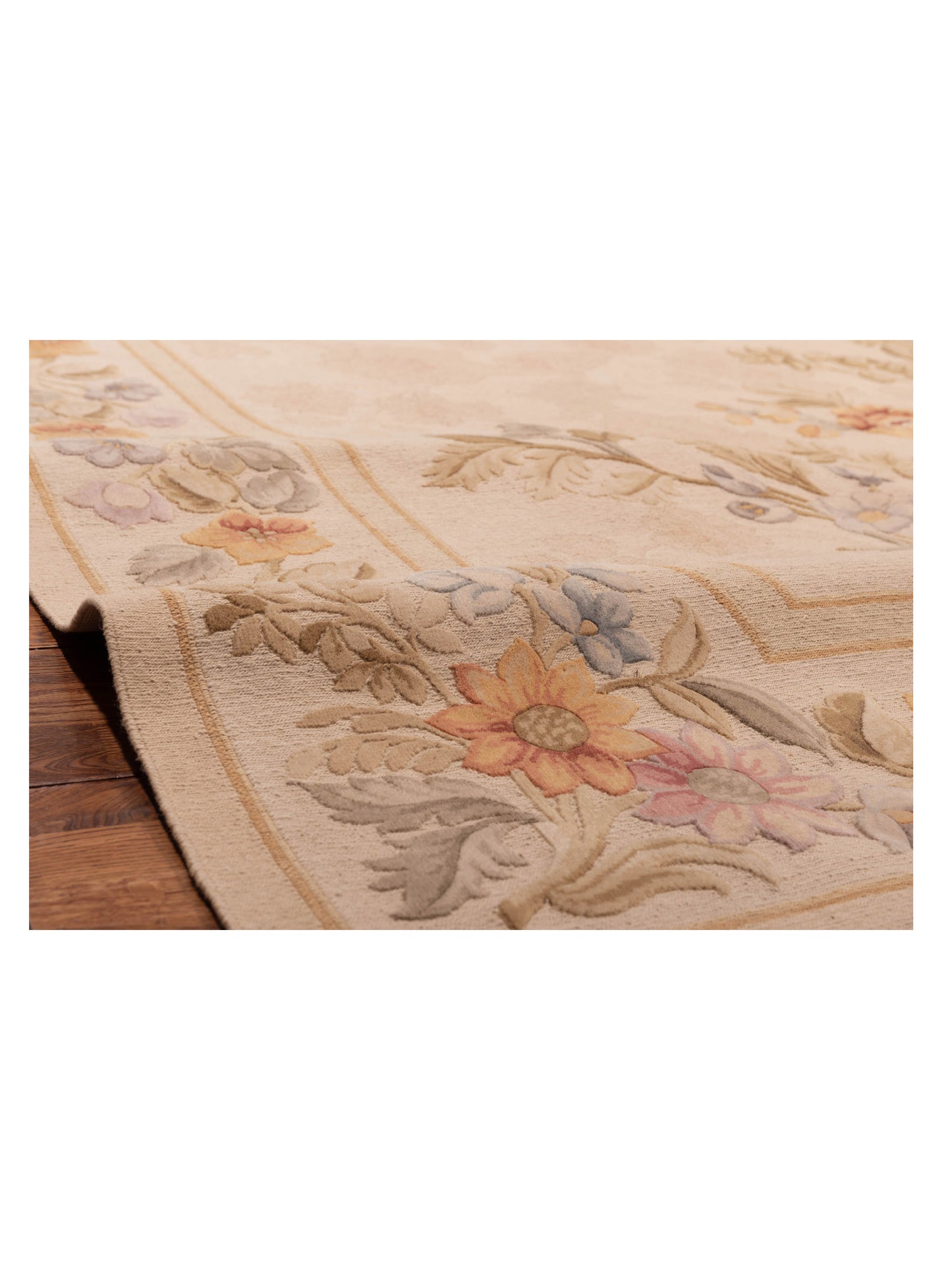 Savannorie 94363 Beige Beige 8.10x11.10 Hand Knotted Rug