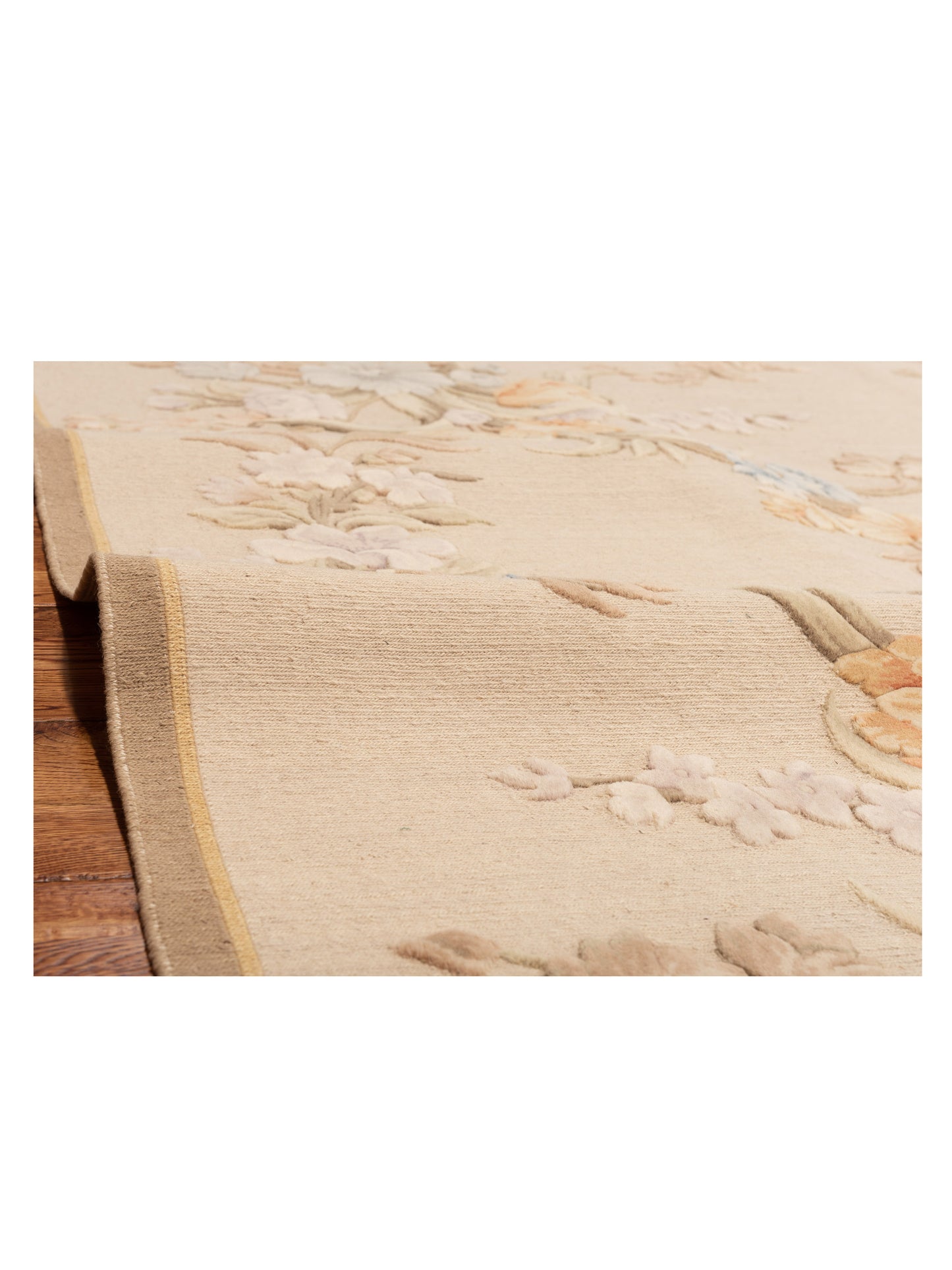 Savannorie 94364 Ivory 7.11x9.9 Hand Knotted Rug