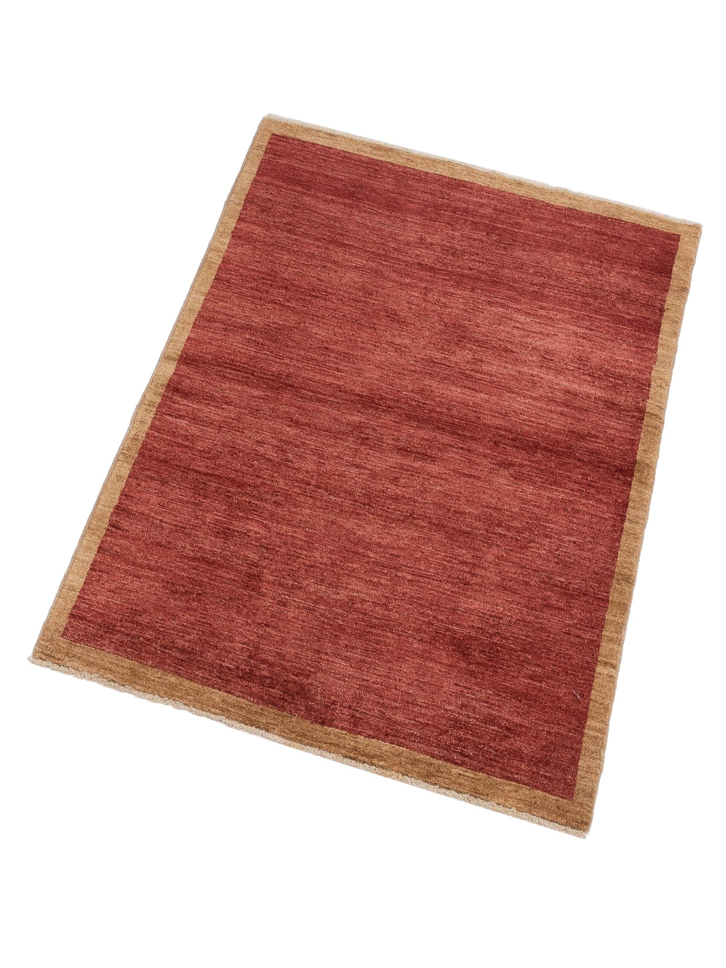 Gabbeh 94839 Red Brown 3.11x5.8 Hand Knotted Rug