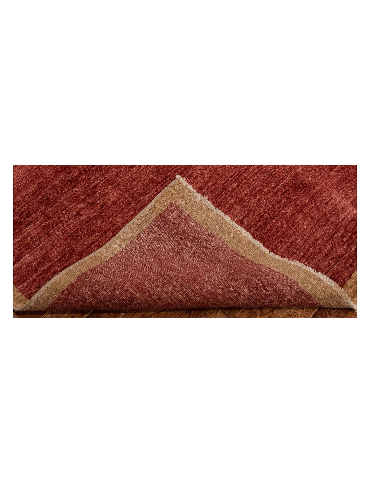 Gabbeh 94839 Red Brown 3.11x5.8 Hand Knotted Rug
