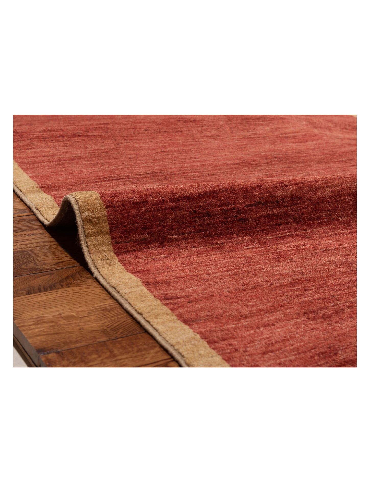 Gabbeh 94839 Red Brown 3.11x5.8 Hand Knotted Rug