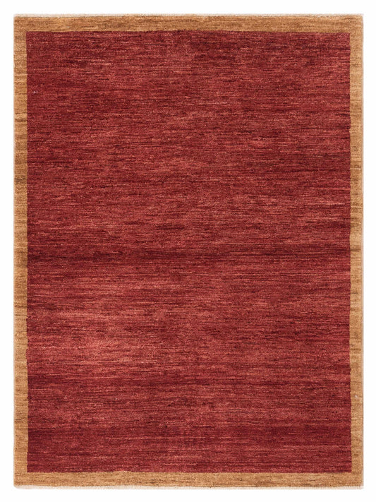 Rajpur Gabbeh  Red Brown Contemporary