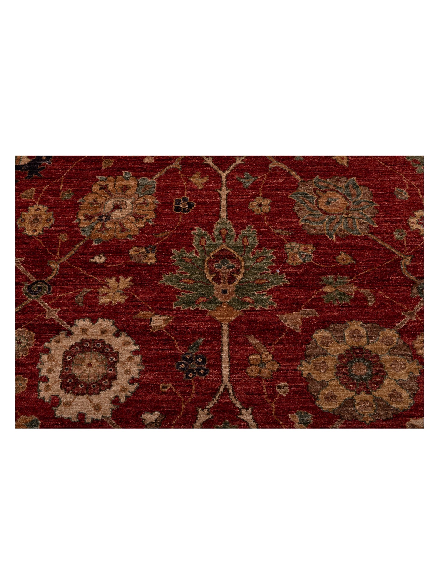 Elvan Turku Red Ivory 12.3x17.5 Hand Knotted Rug