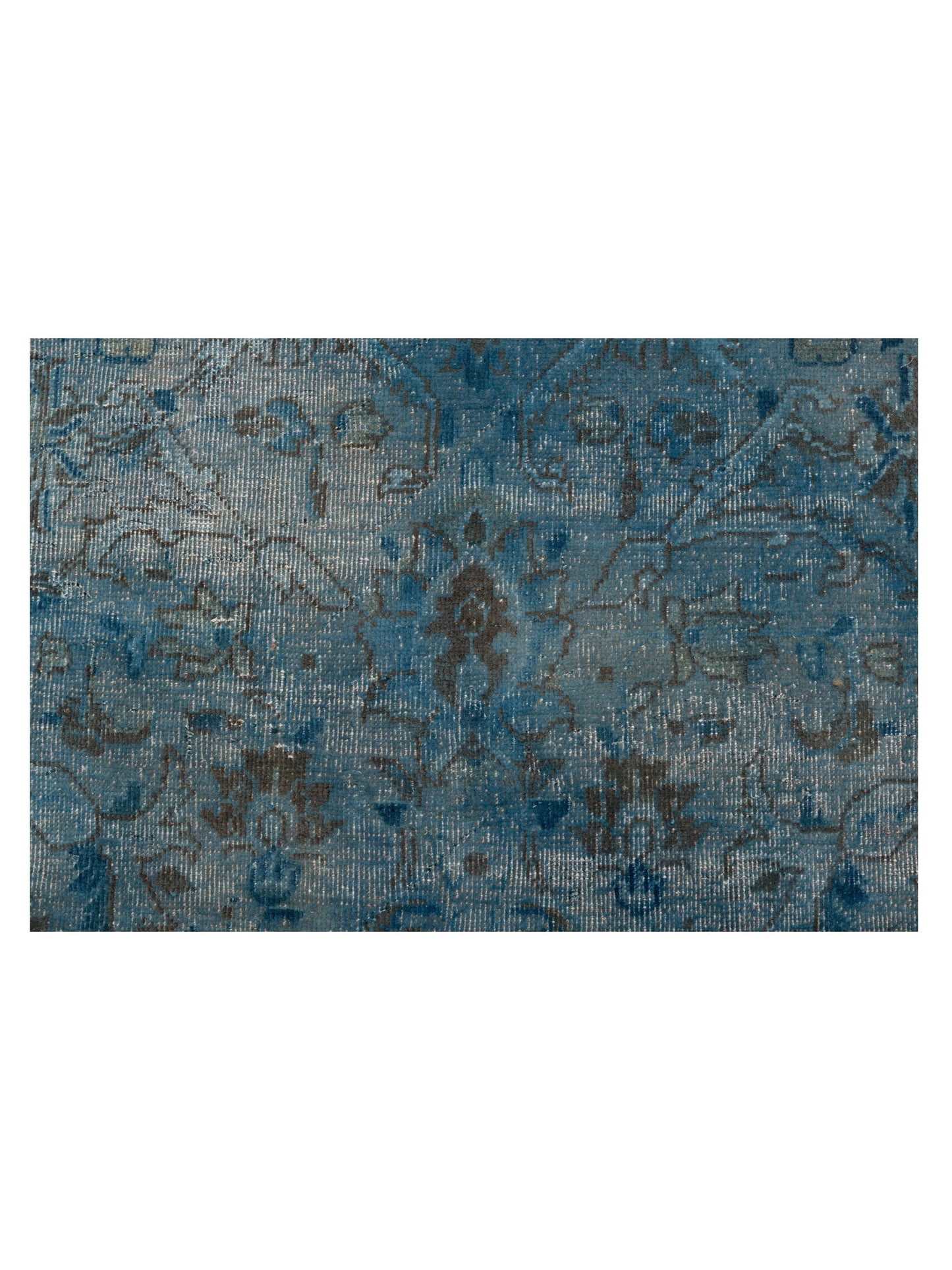 Vintage 95679 Blue 9.10x16.10 Hand Knotted Rug