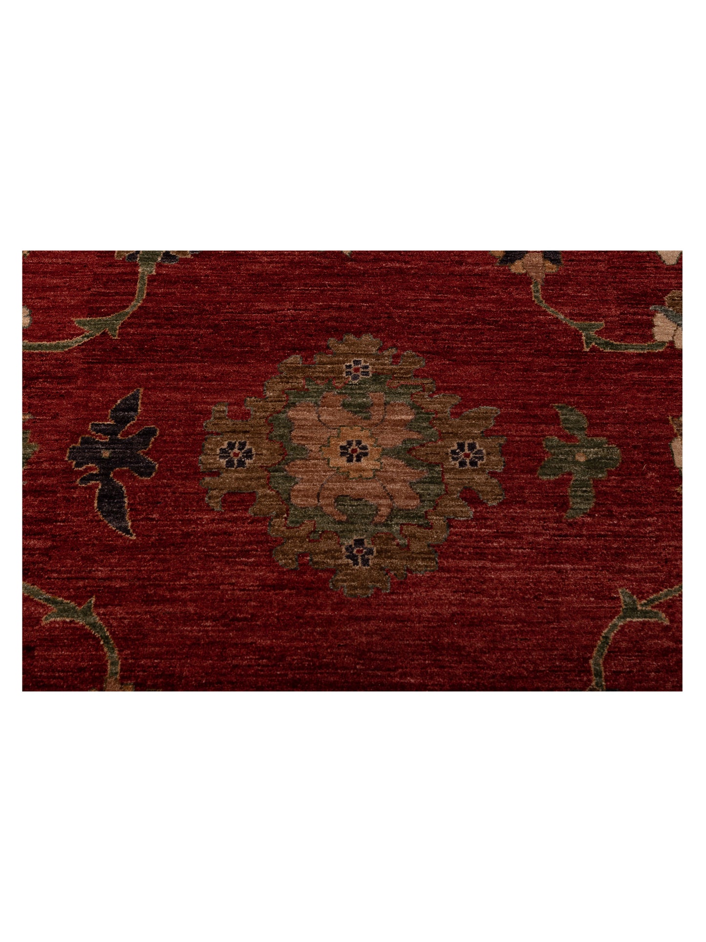 Elvan Nurgul Red Ivory 12.1x17.8 Hand Knotted Rug