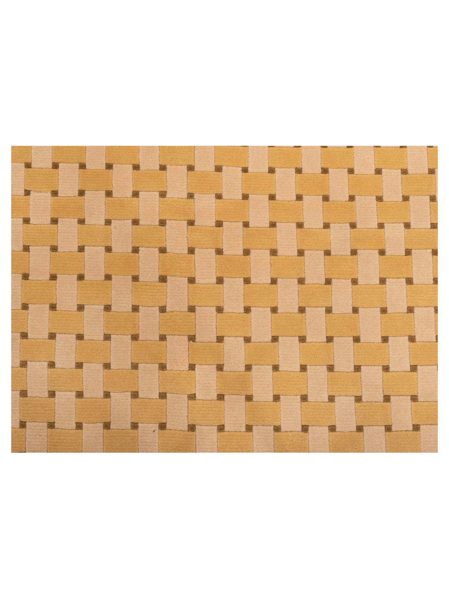 Himalayan 96074 Gold Ivory 8.2x9.9 Hand Knotted Rug