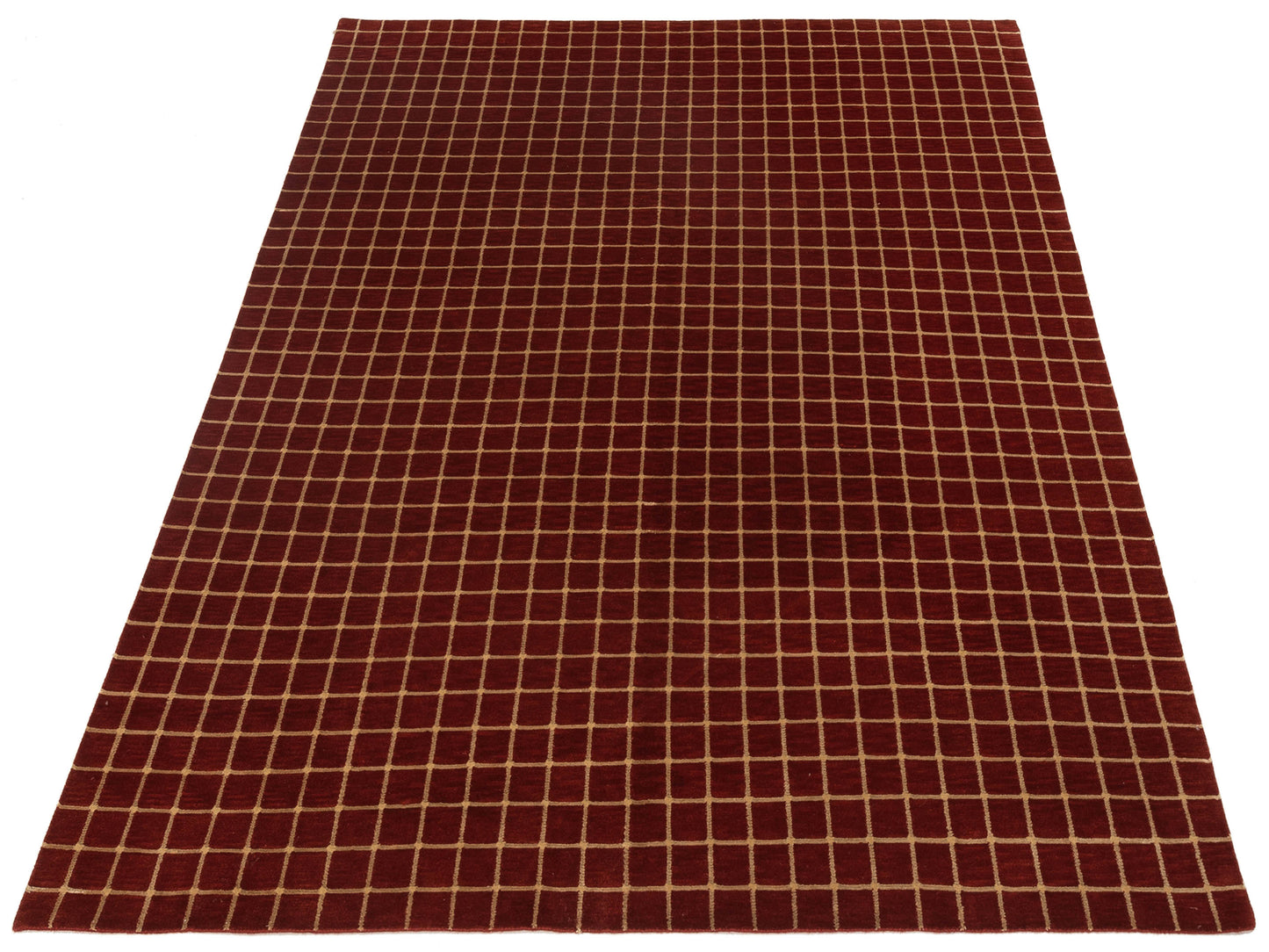 Himalayan 96077 Red 8x9.11 Hand Knotted Rug
