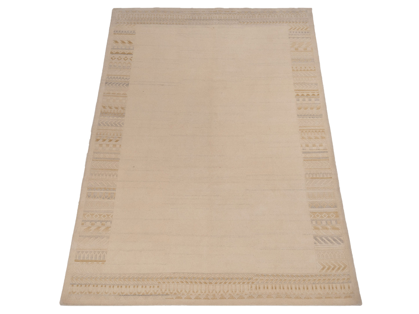 Himalayan 96081 Ivory 8.5x11.1 Hand Knotted Rug
