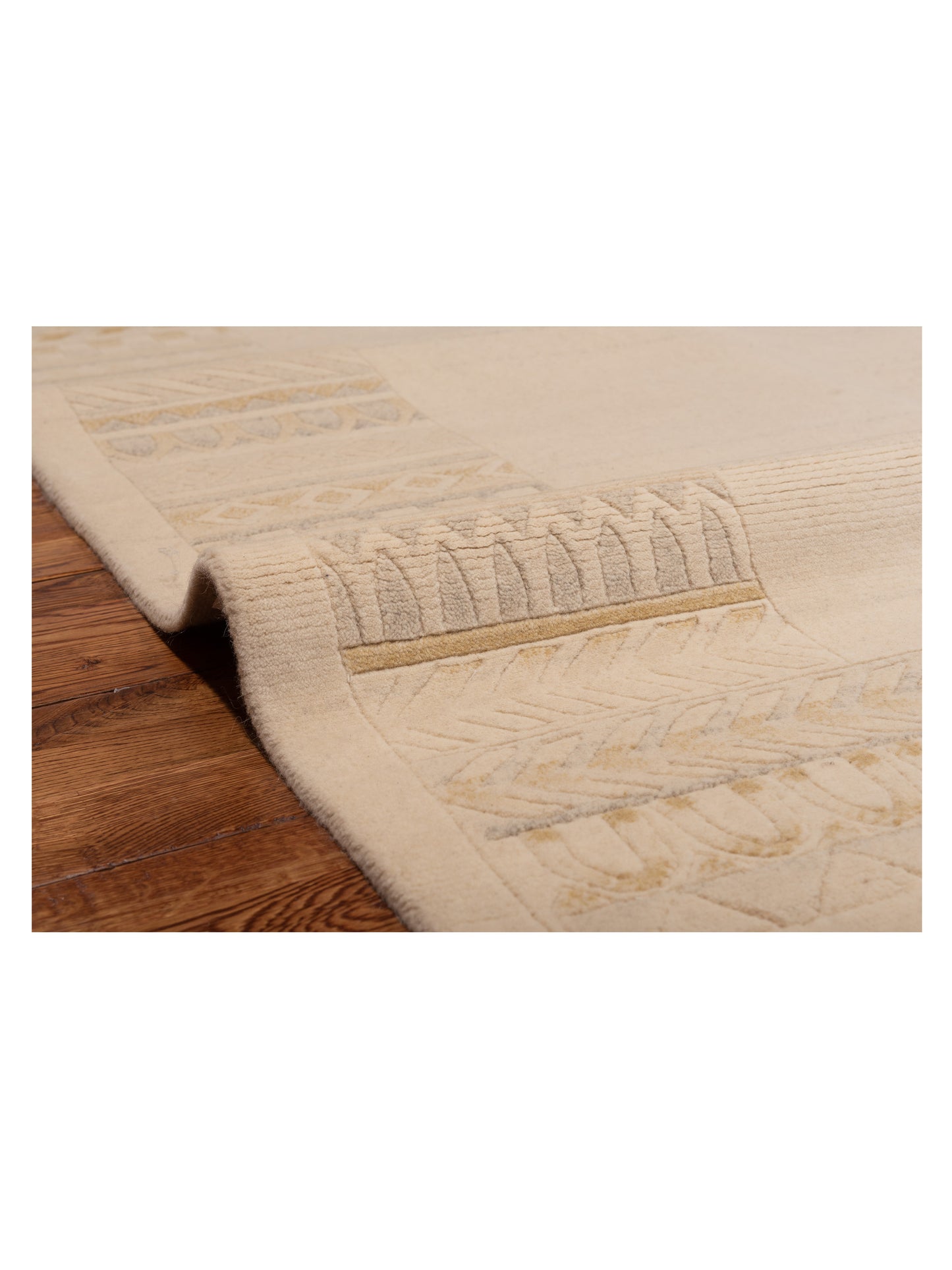 Himalayan 96081 Ivory 8.5x11.1 Hand Knotted Rug