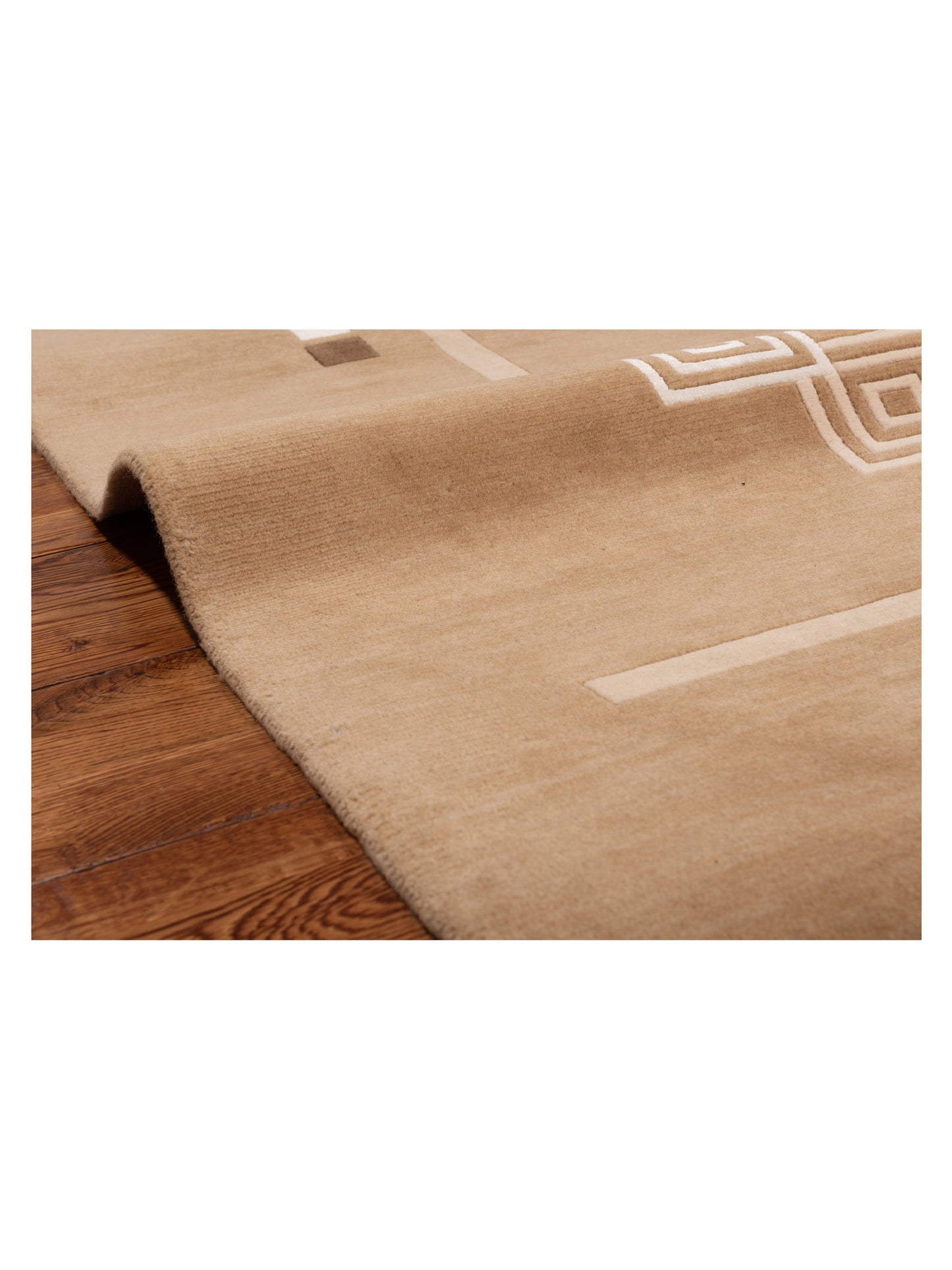 Himalayan 96085 Beige 8.2x11.5 Hand Knotted Rug