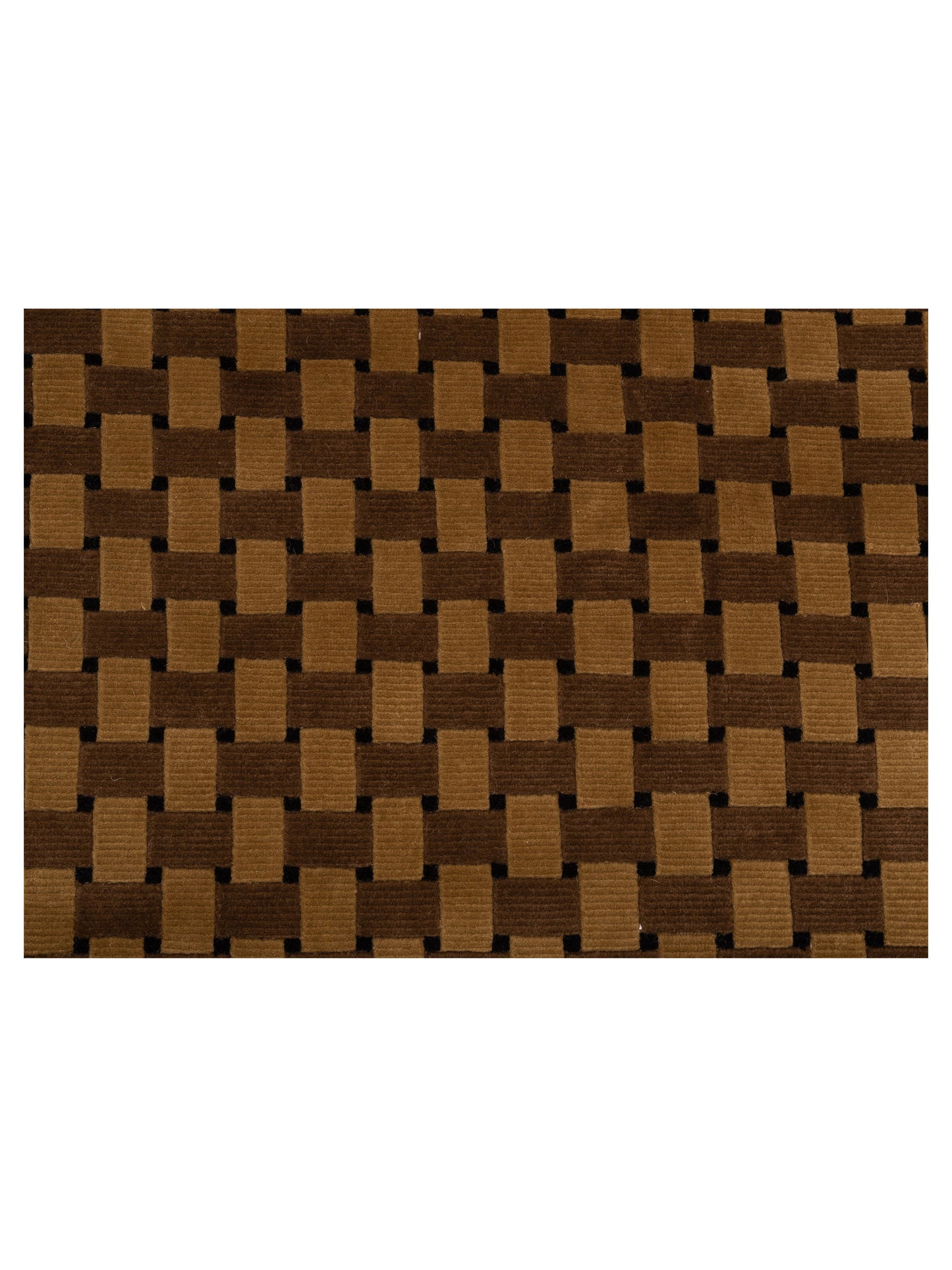 Himalayan 96099 Brown Gold 8.1x9.10 Hand Knotted Rug