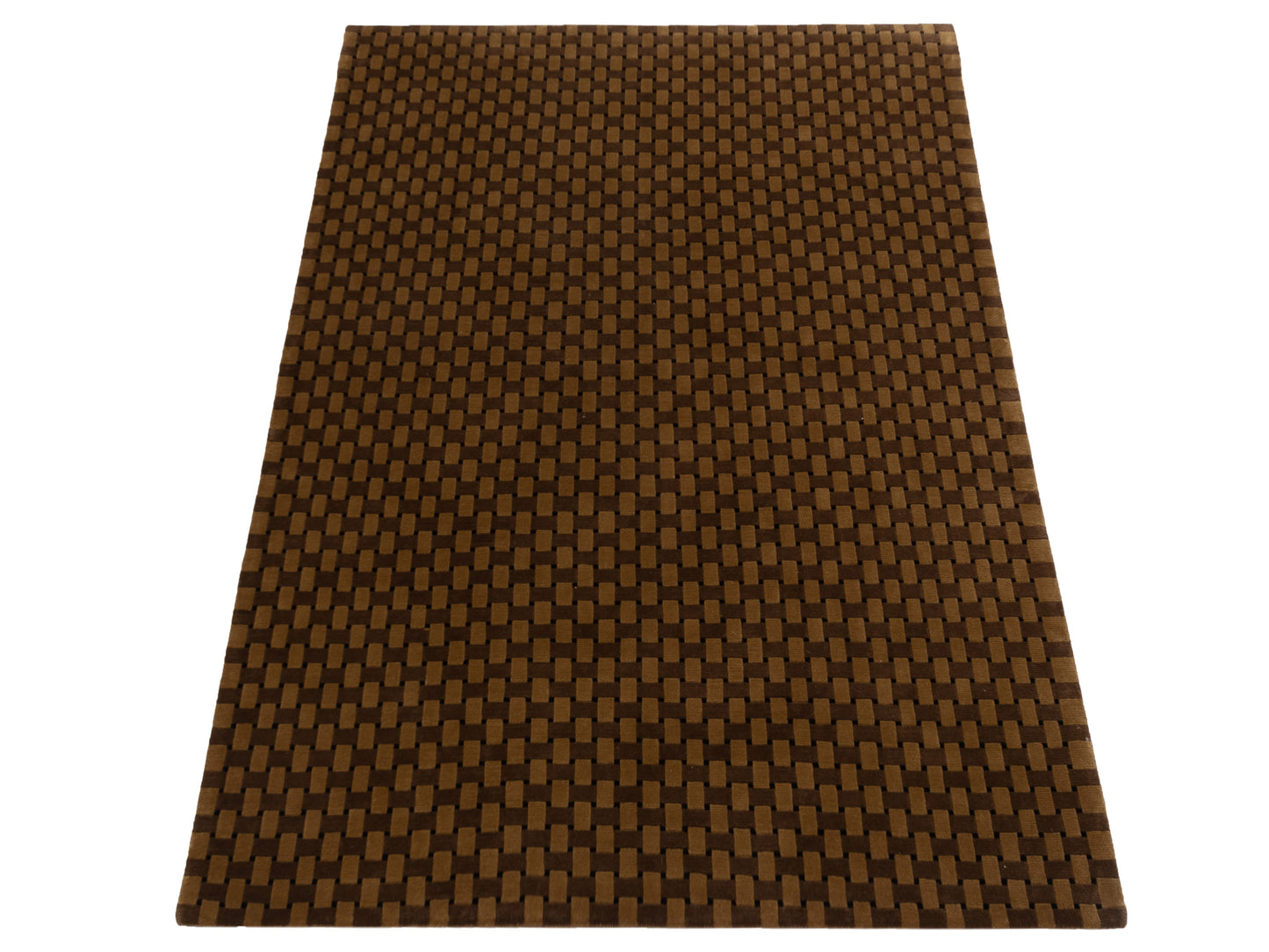 Himalayan 96101 Brown Gold 8x9.9 Hand Knotted Rug