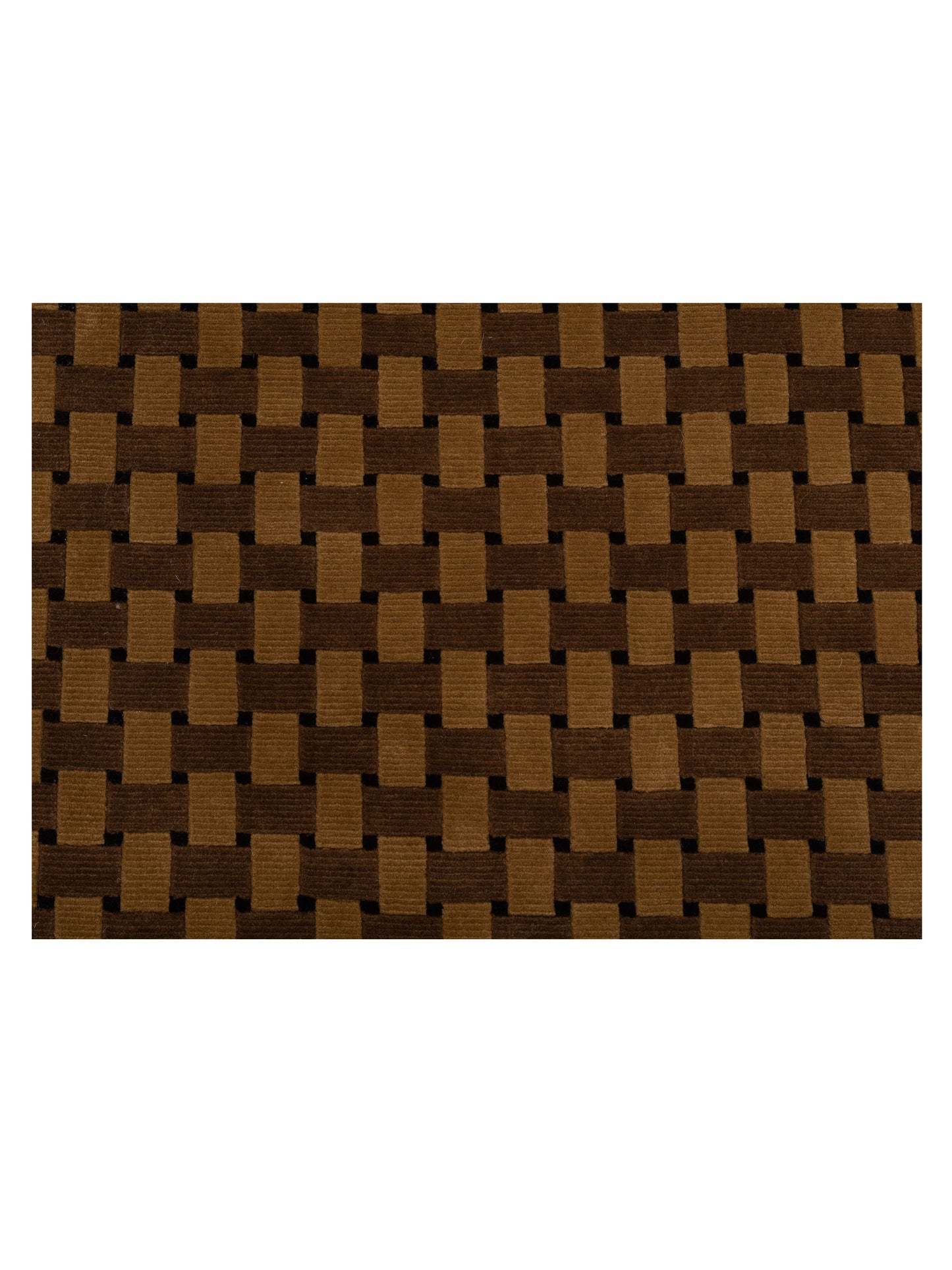 Himalayan 96101 Brown Gold 8x9.9 Hand Knotted Rug