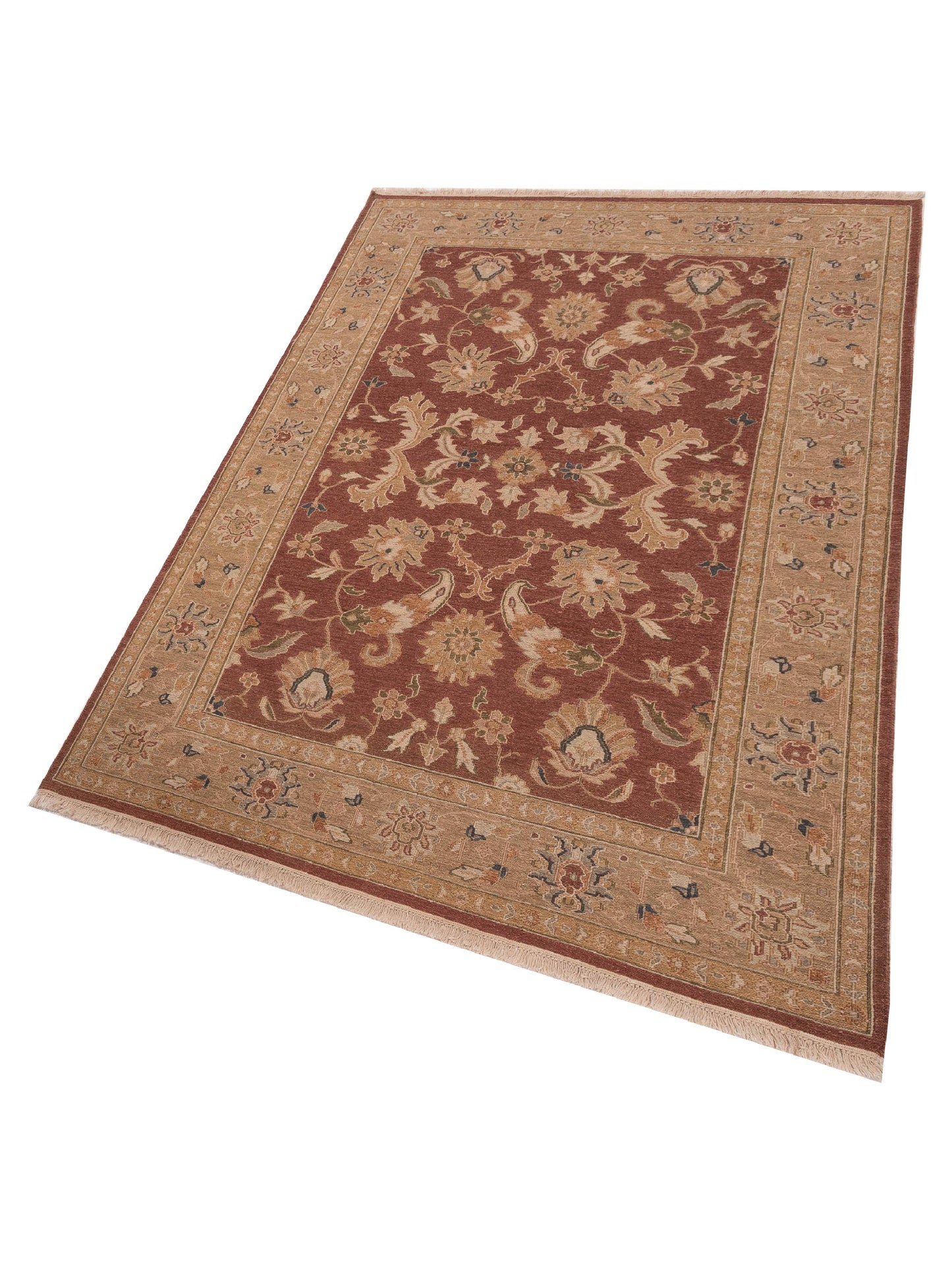 Soumak 96134 Rust Gold 6x8.11 Hand Woven Rug