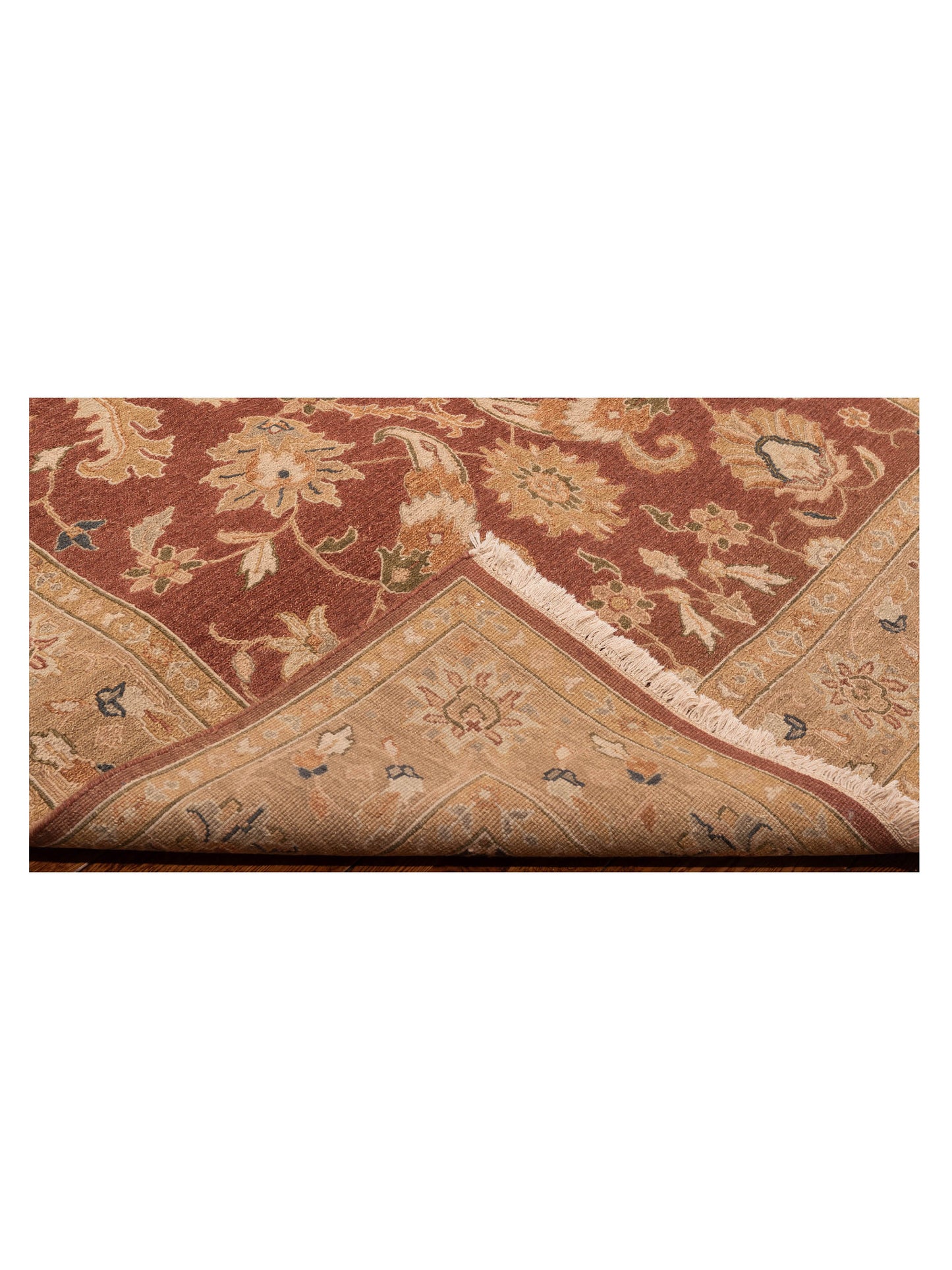 Soumak 96134 Rust Gold 6x8.11 Hand Woven Rug