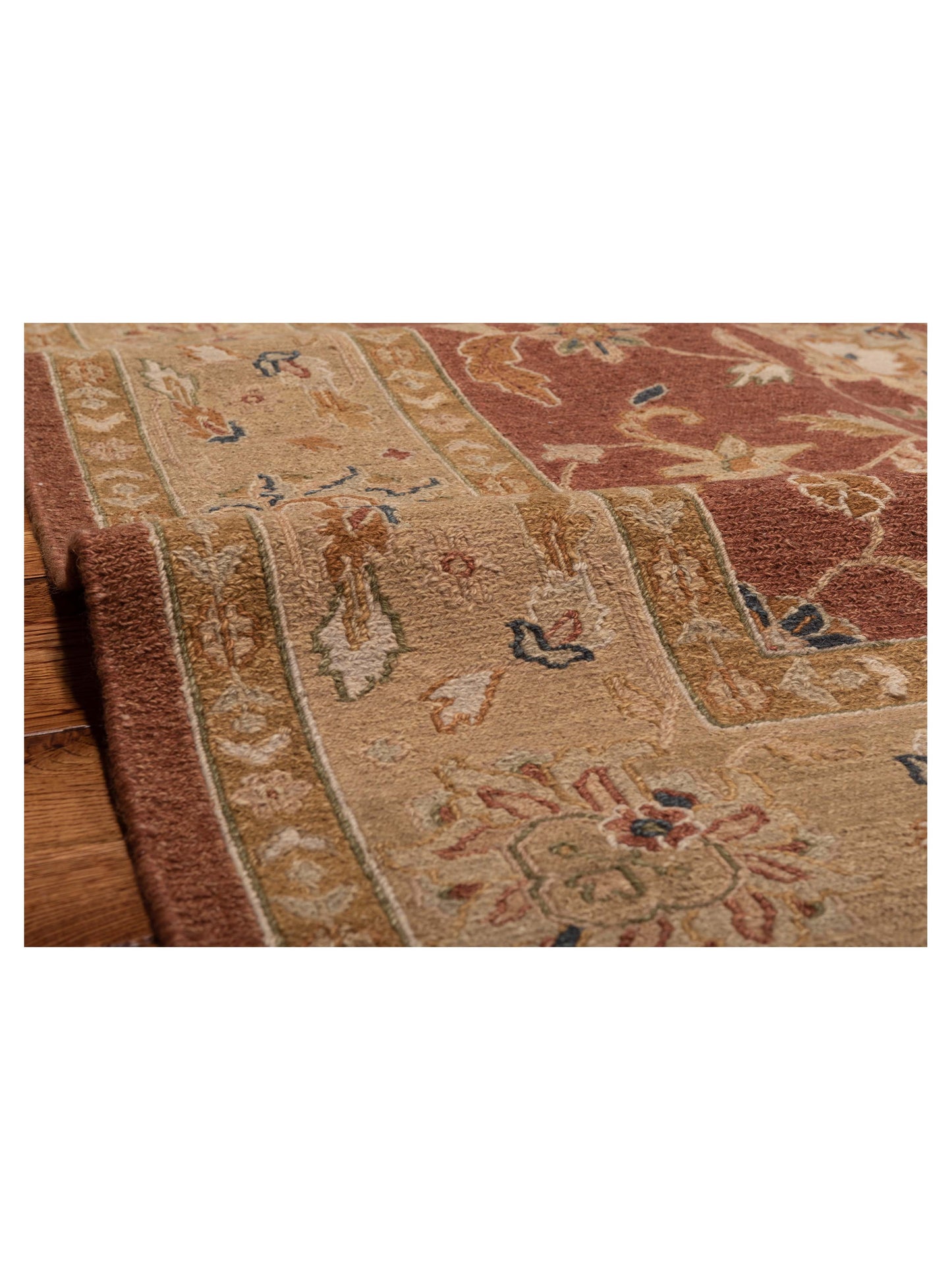 Soumak 96141 Rust Brown 7.11x9.10 Hand Woven Rug
