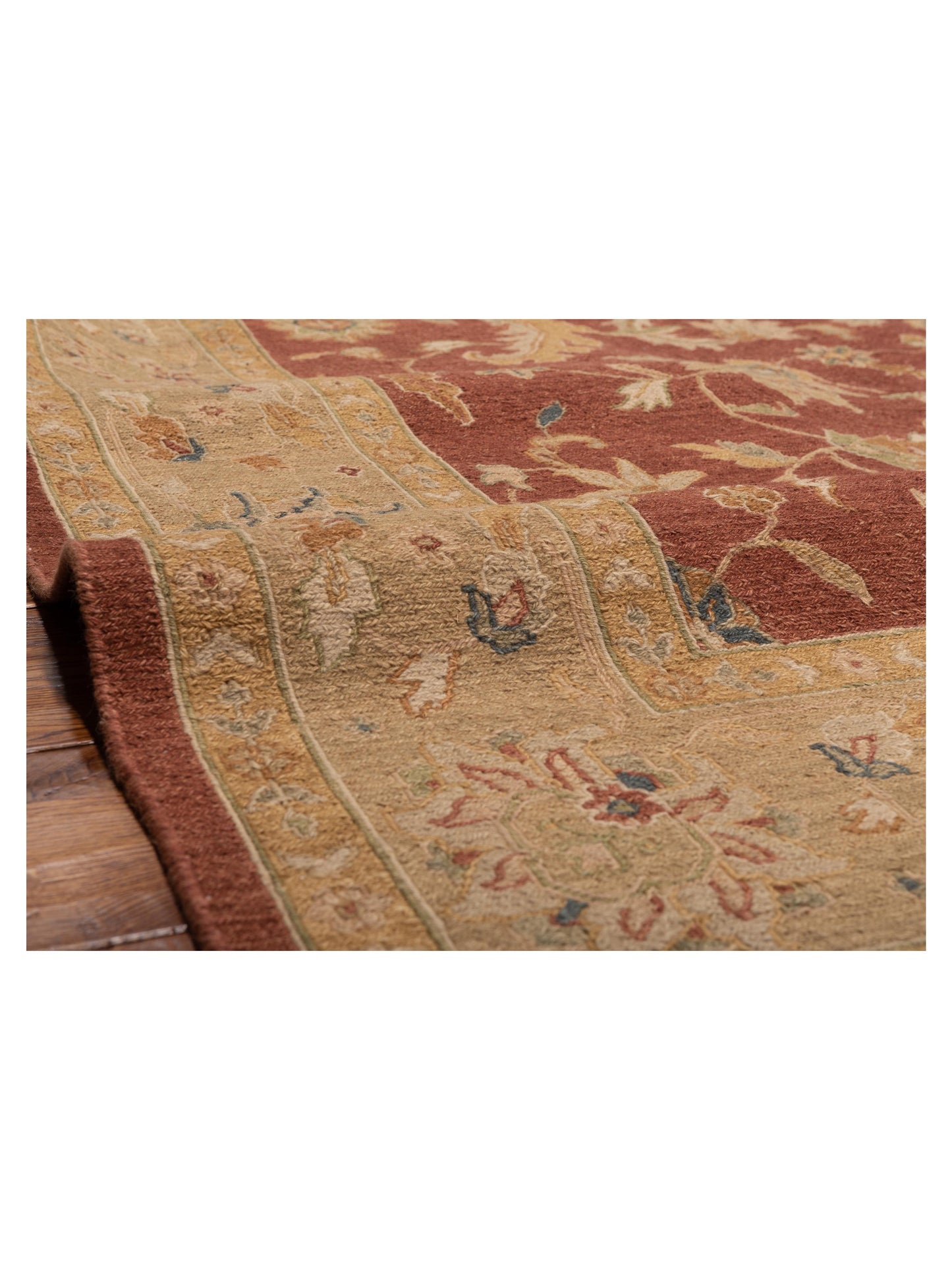 Soumak 96145 Rust Gold 7.10x10 Hand Woven Rug