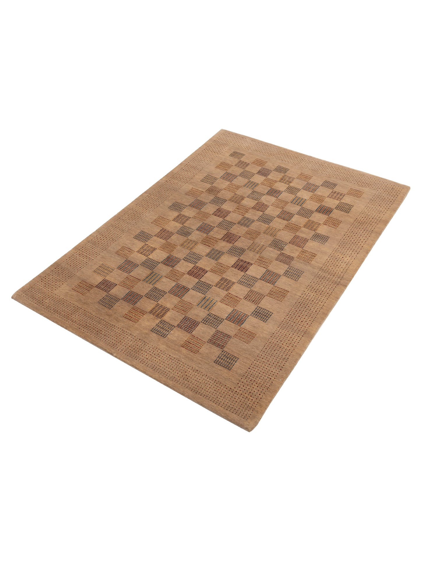 Gabbeh 96226 Brown 5.7x7.11 Hand Knotted Rug