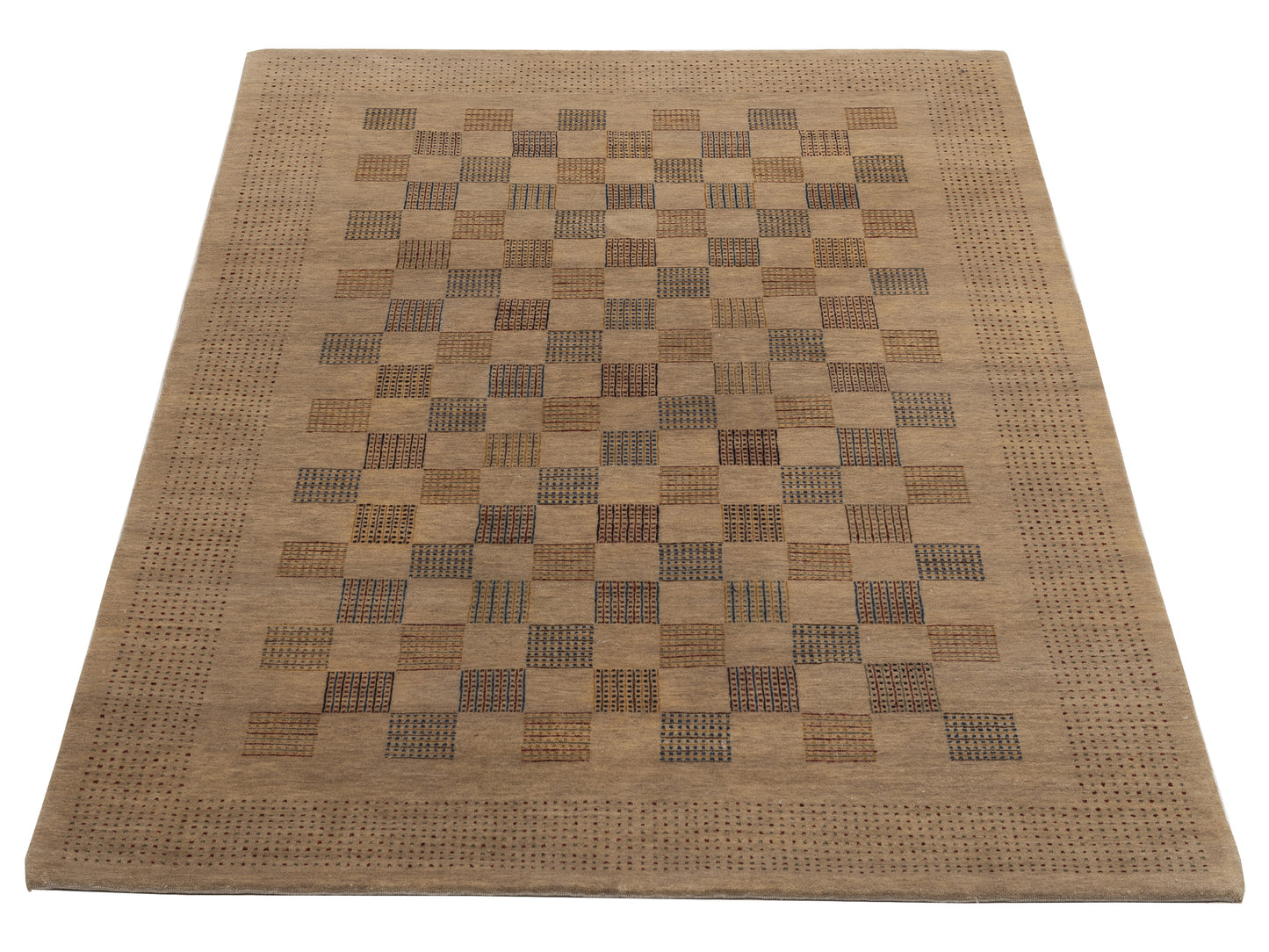 Gabbeh 96226 Brown 5.7x7.11 Hand Knotted Rug
