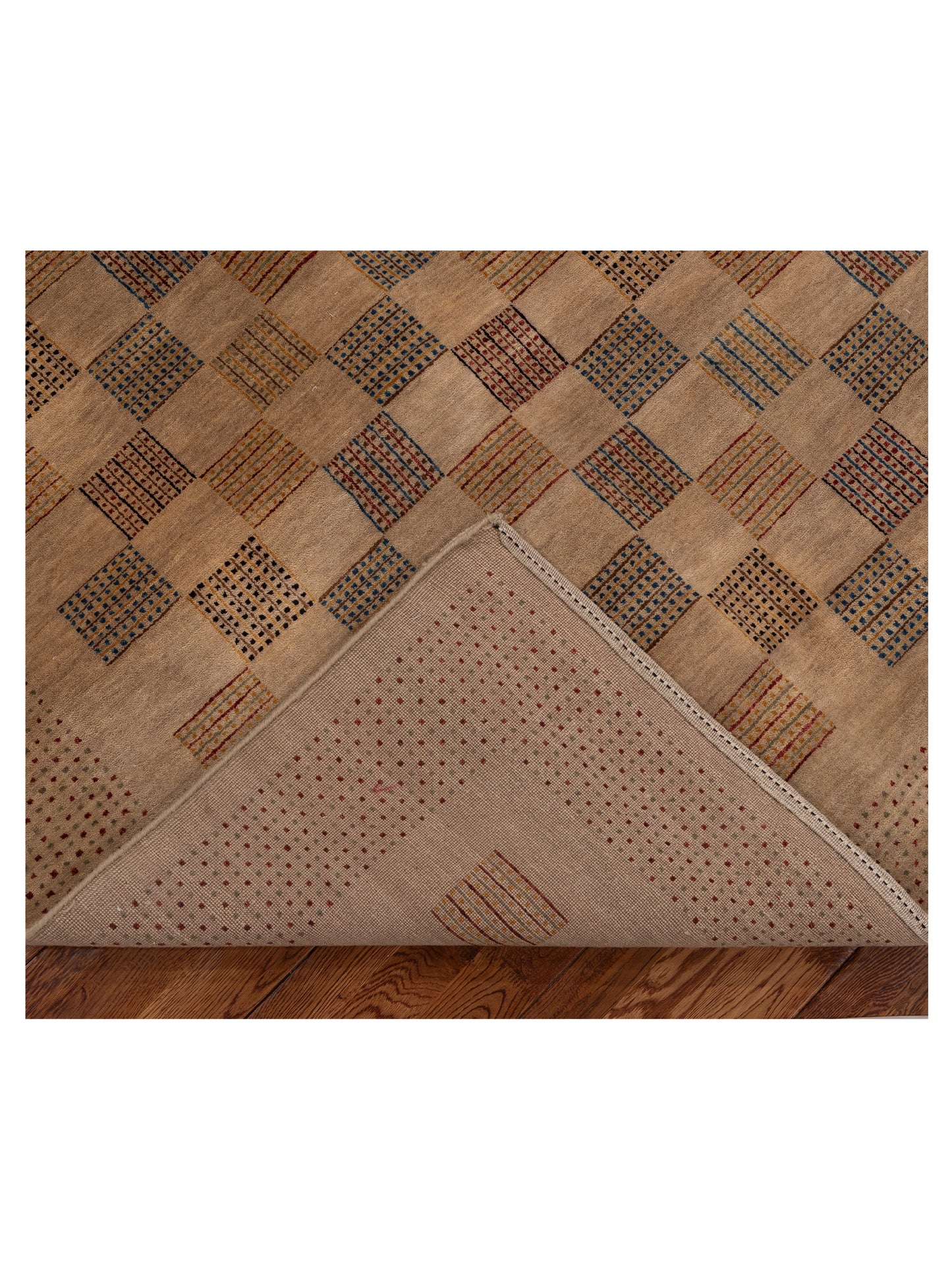 Gabbeh 96226 Brown 5.7x7.11 Hand Knotted Rug