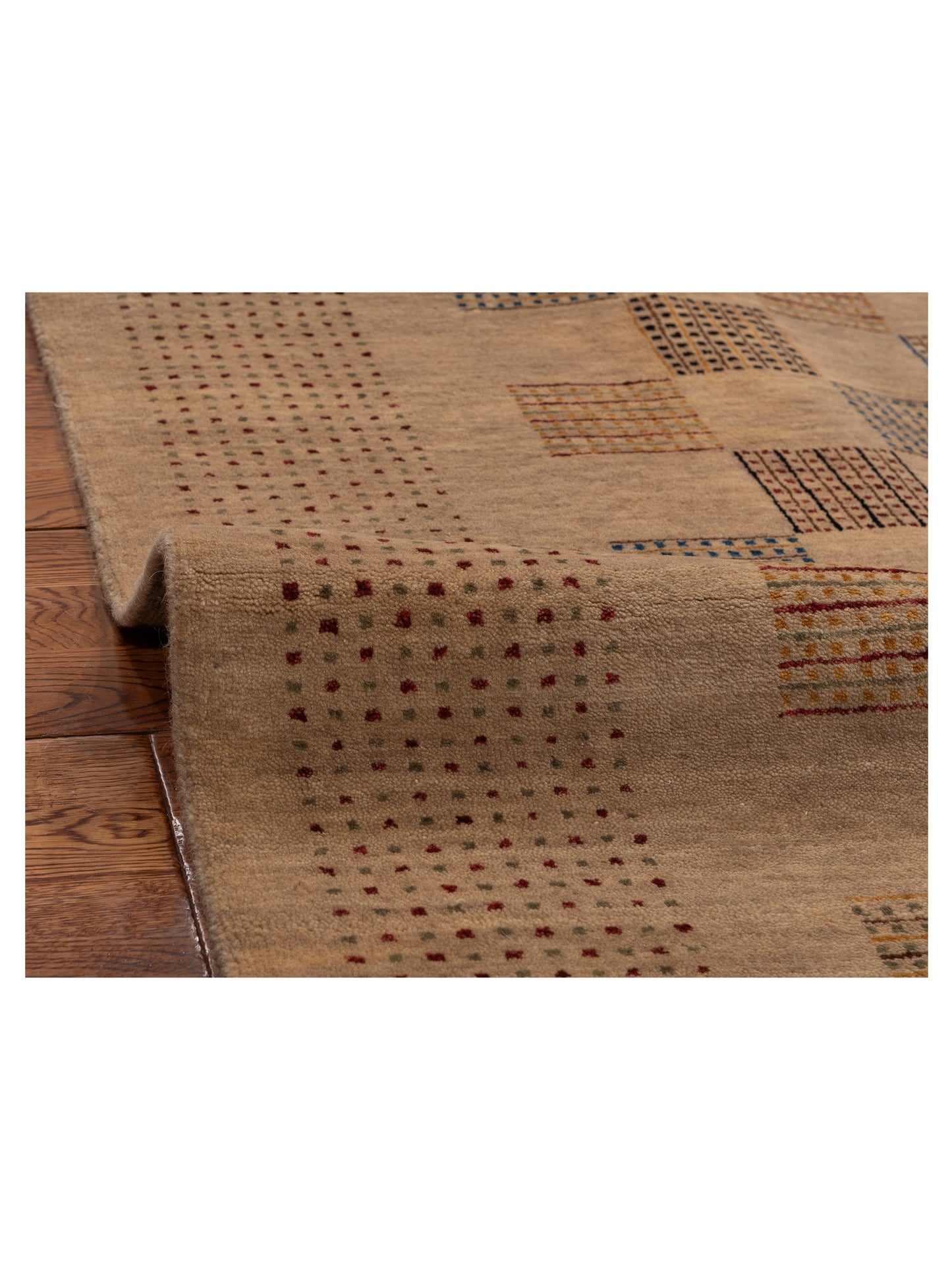Gabbeh 96226 Brown 5.7x7.11 Hand Knotted Rug