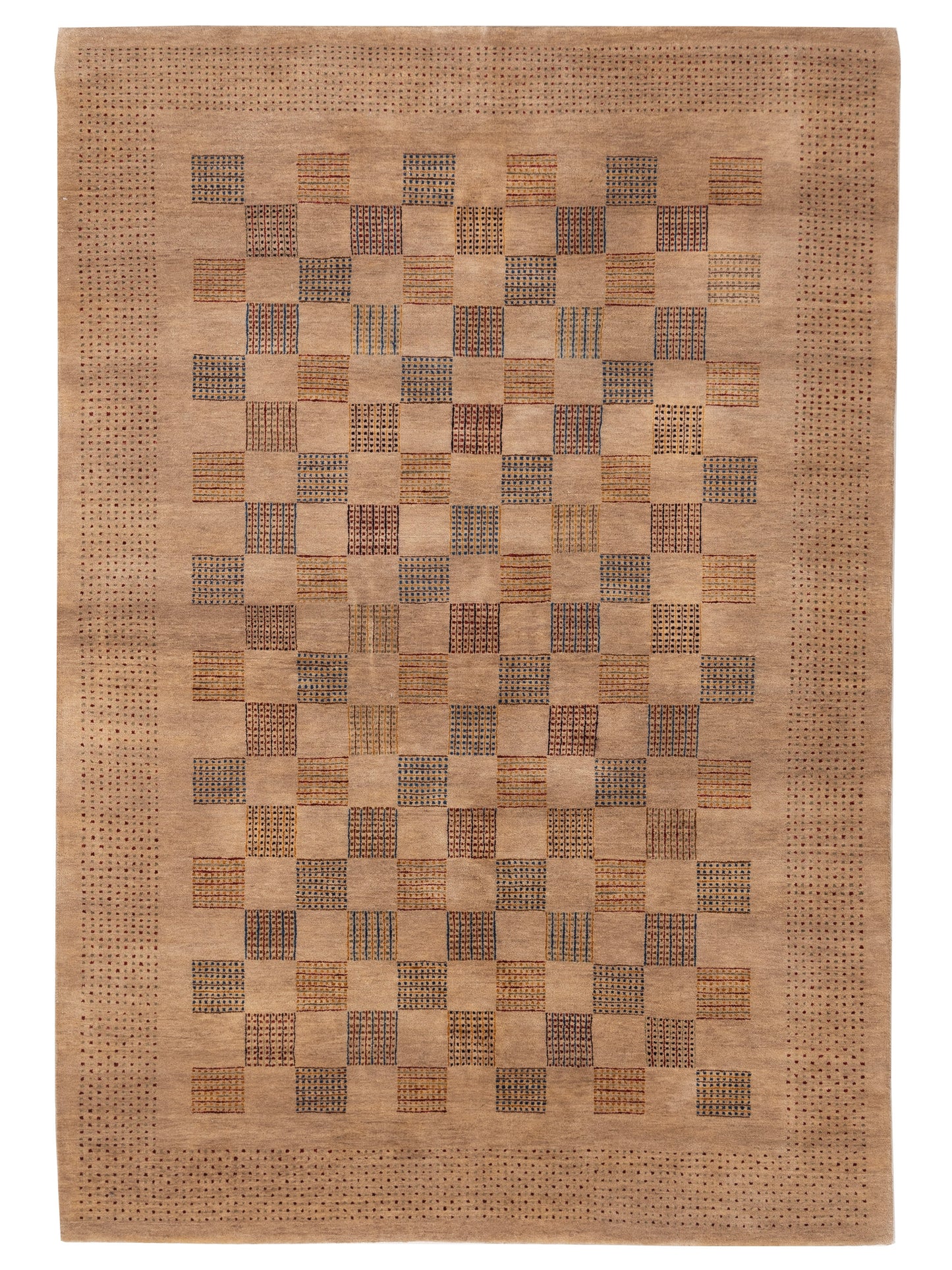 Rajpur Gabbeh Brown Contemporary
