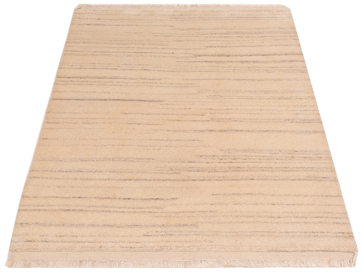Gabbeh 96229 Ivory Ivory 4x5.11 Hand Knotted Rug