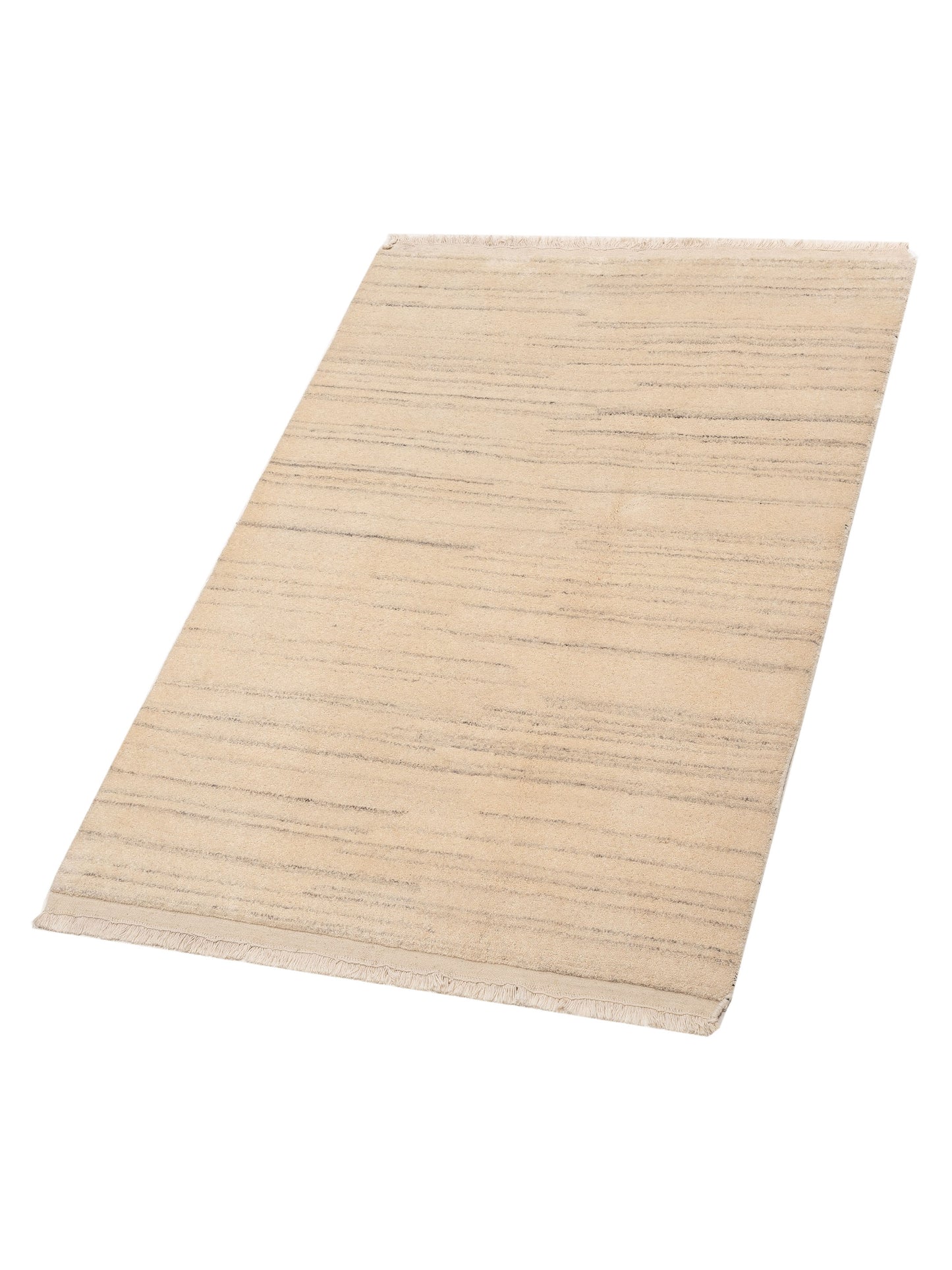 Gabbeh 96229 Ivory Ivory 4x5.11 Hand Knotted Rug