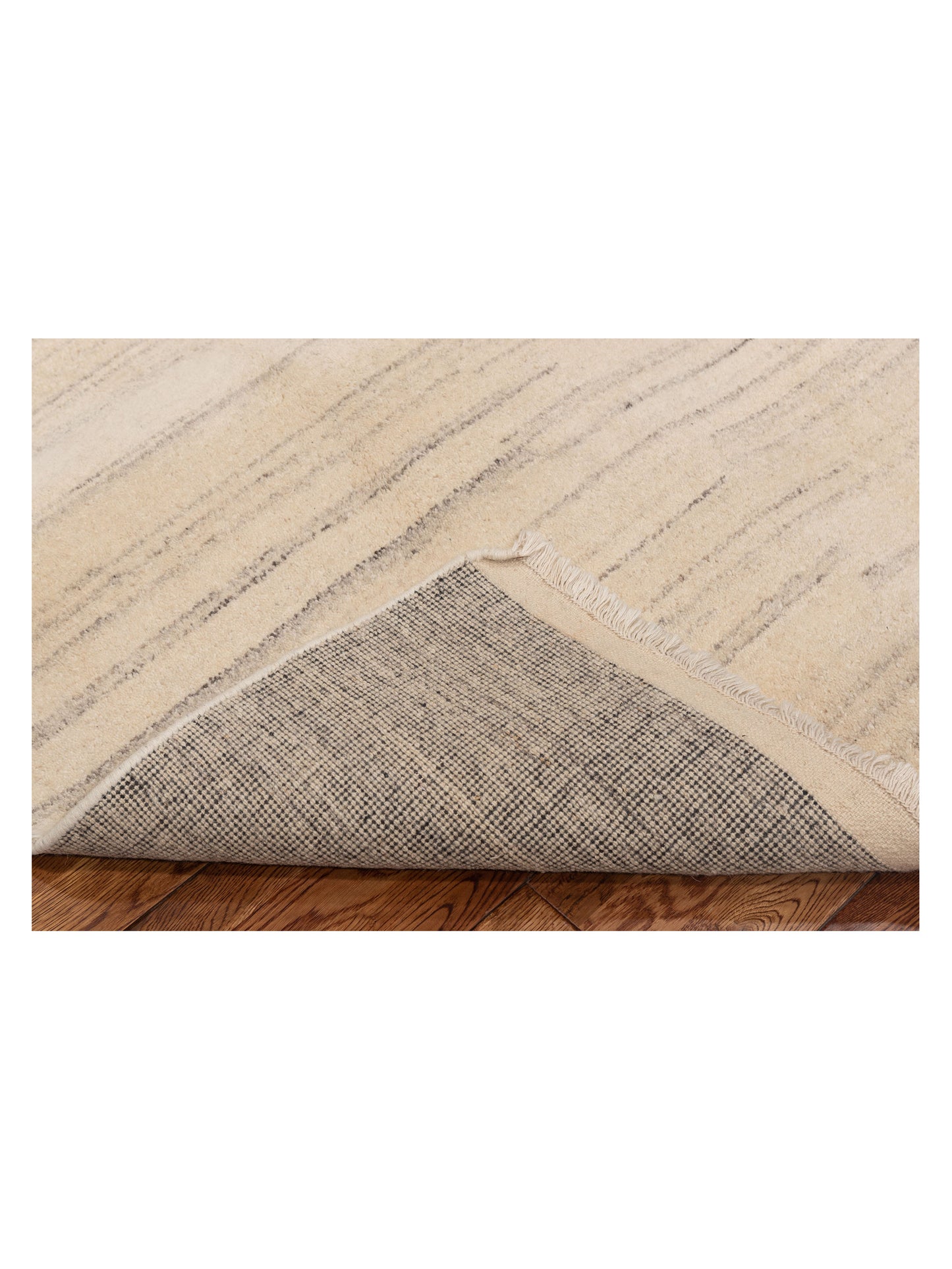 Gabbeh 96229 Ivory Ivory 4x5.11 Hand Knotted Rug