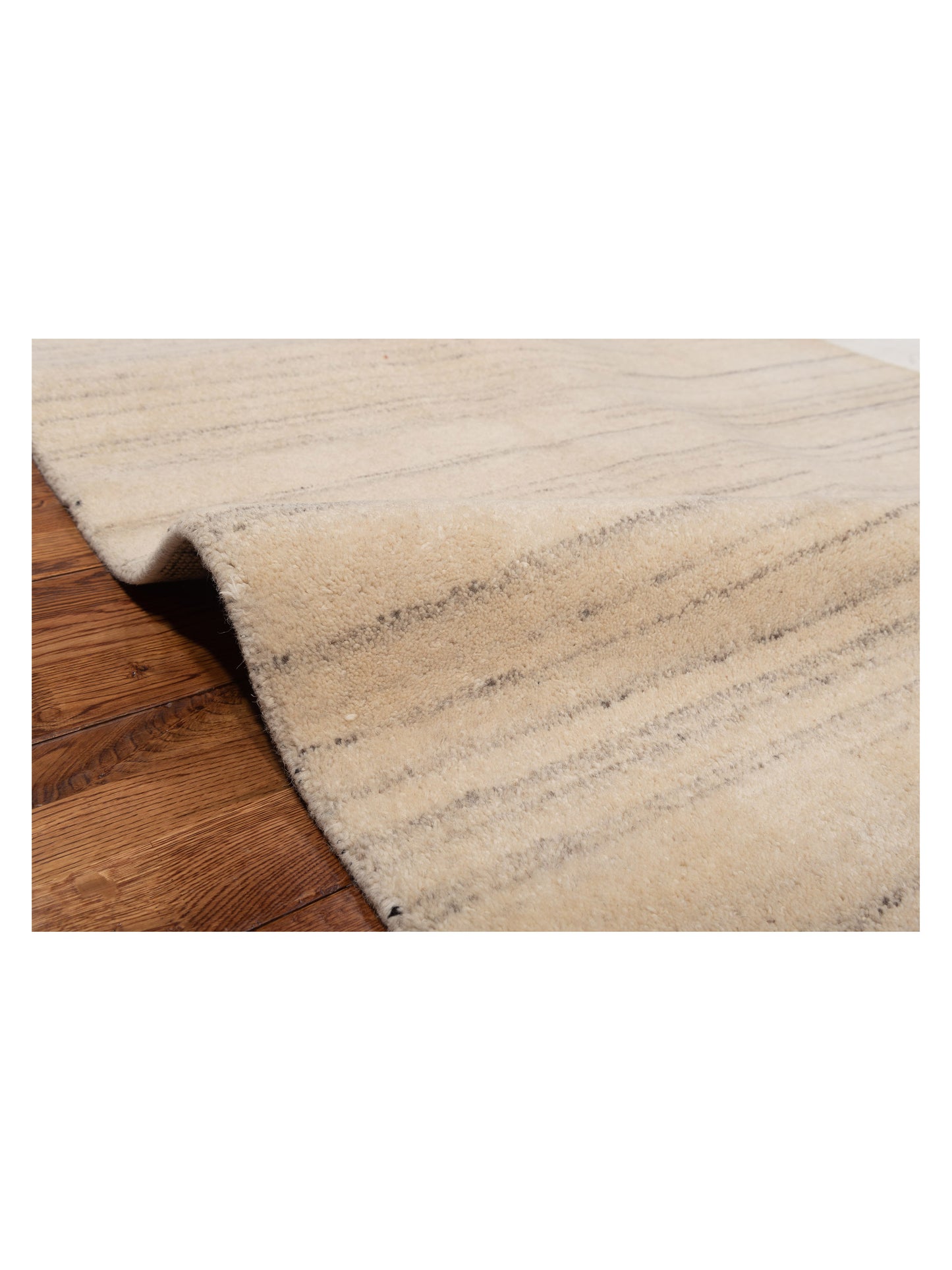 Gabbeh 96229 Ivory Ivory 4x5.11 Hand Knotted Rug