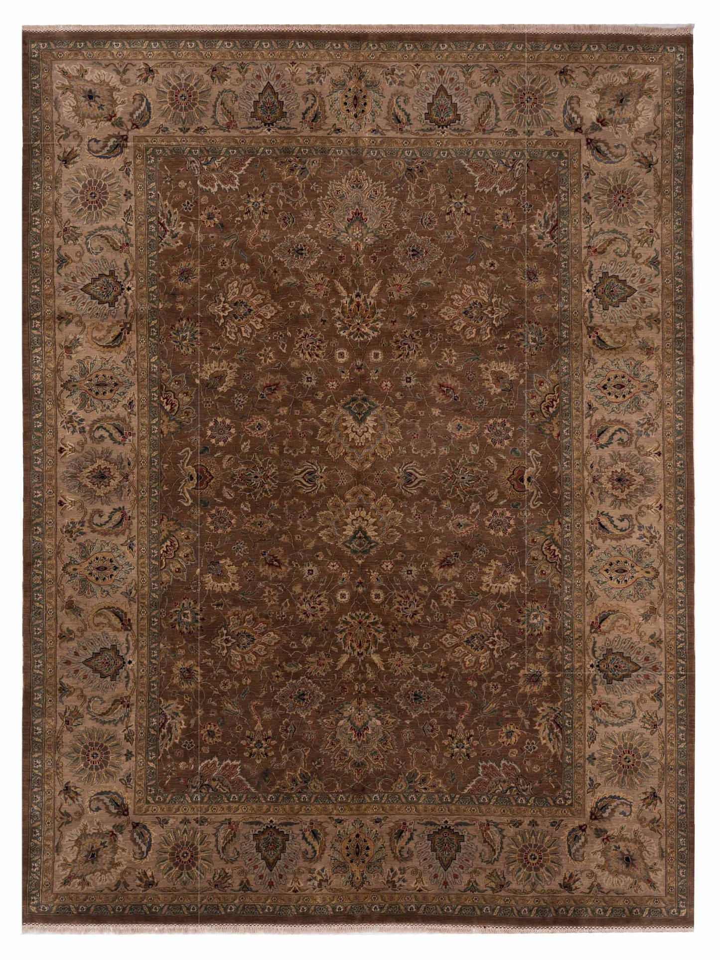 Rajpur Crown Brown Cream Transitional