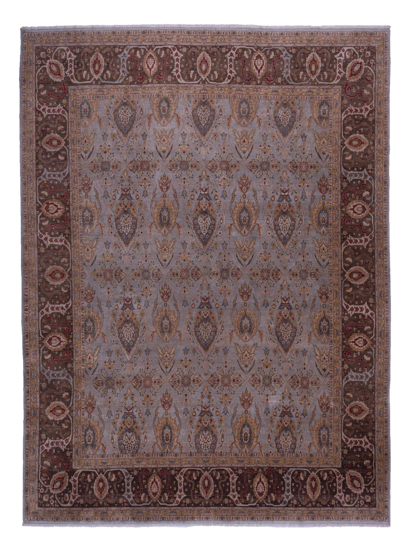 Pasha Firuze Blue Brown Traditional