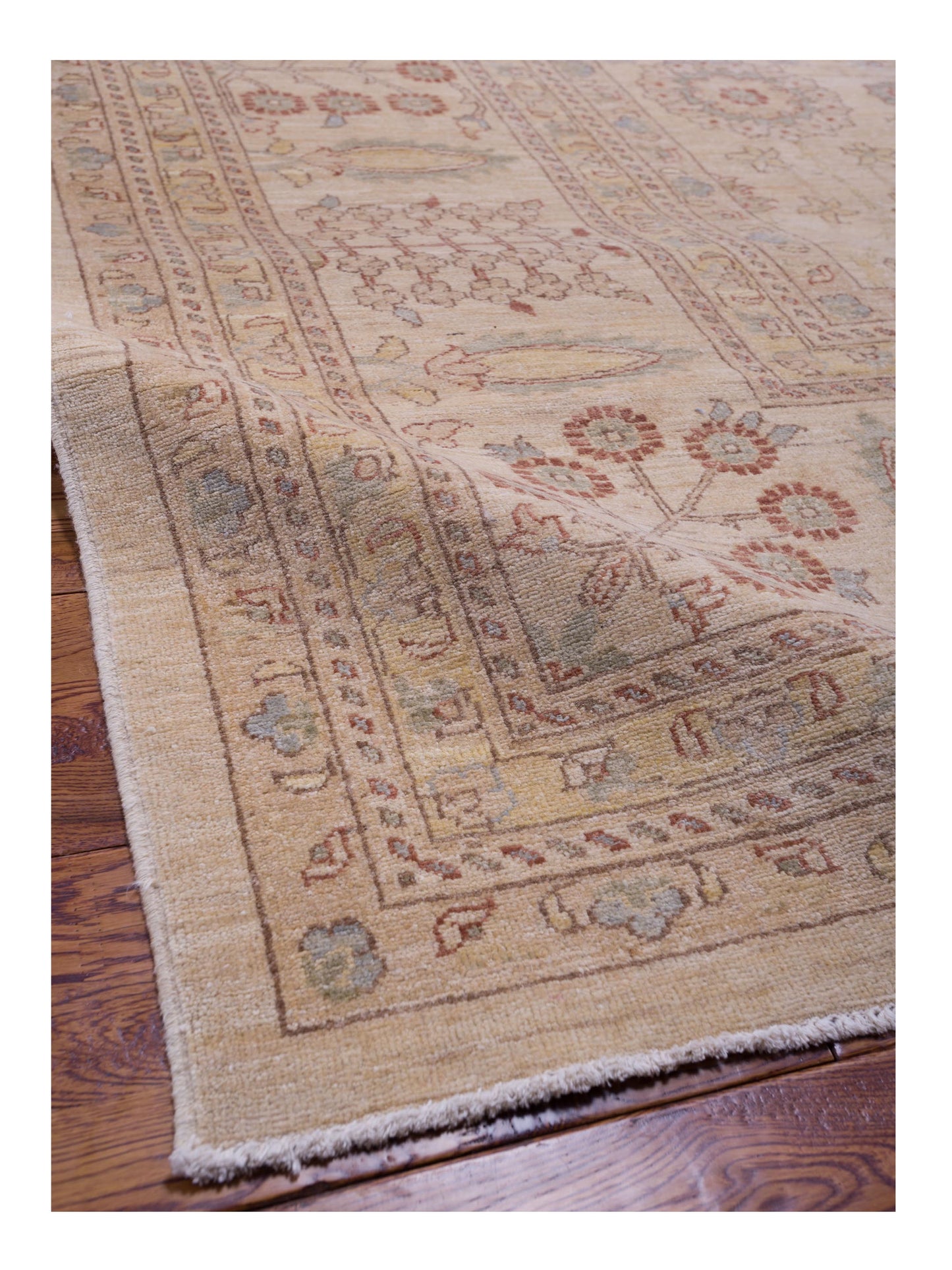 Sultan 96933 Ivory Ivory 15x19.7 Hand Knotted Rug