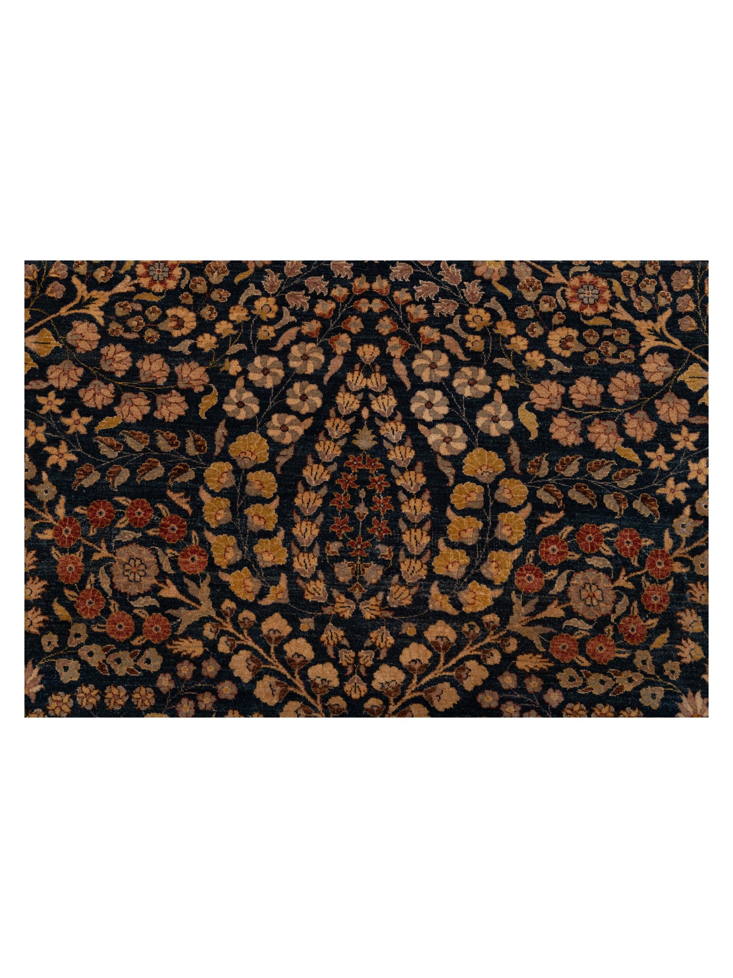 Haji Jalili 96945 Navy Gold 9x11.9 Hand Knotted Rug