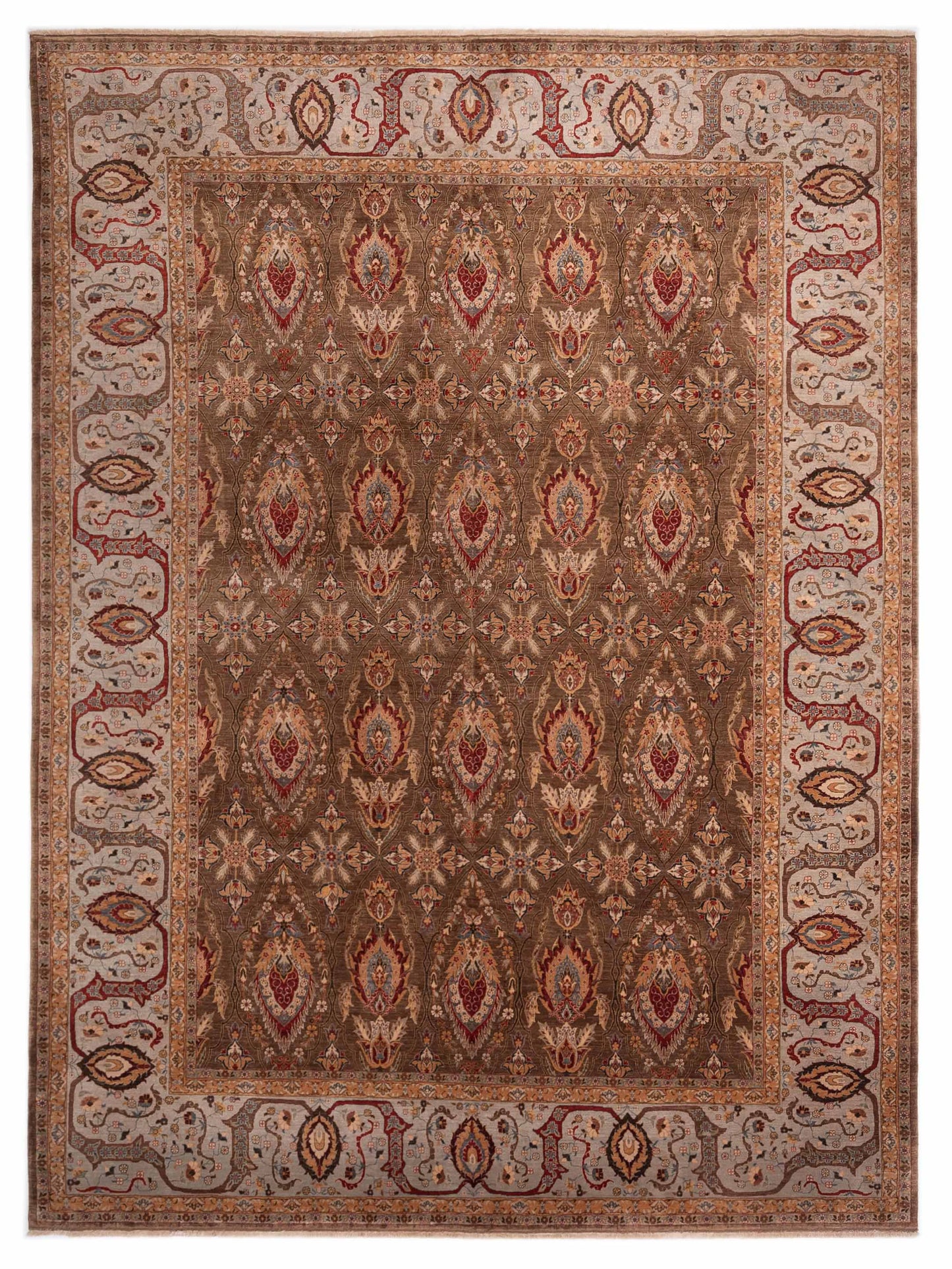 Pasha Firuze Brown Light Blue Traditional