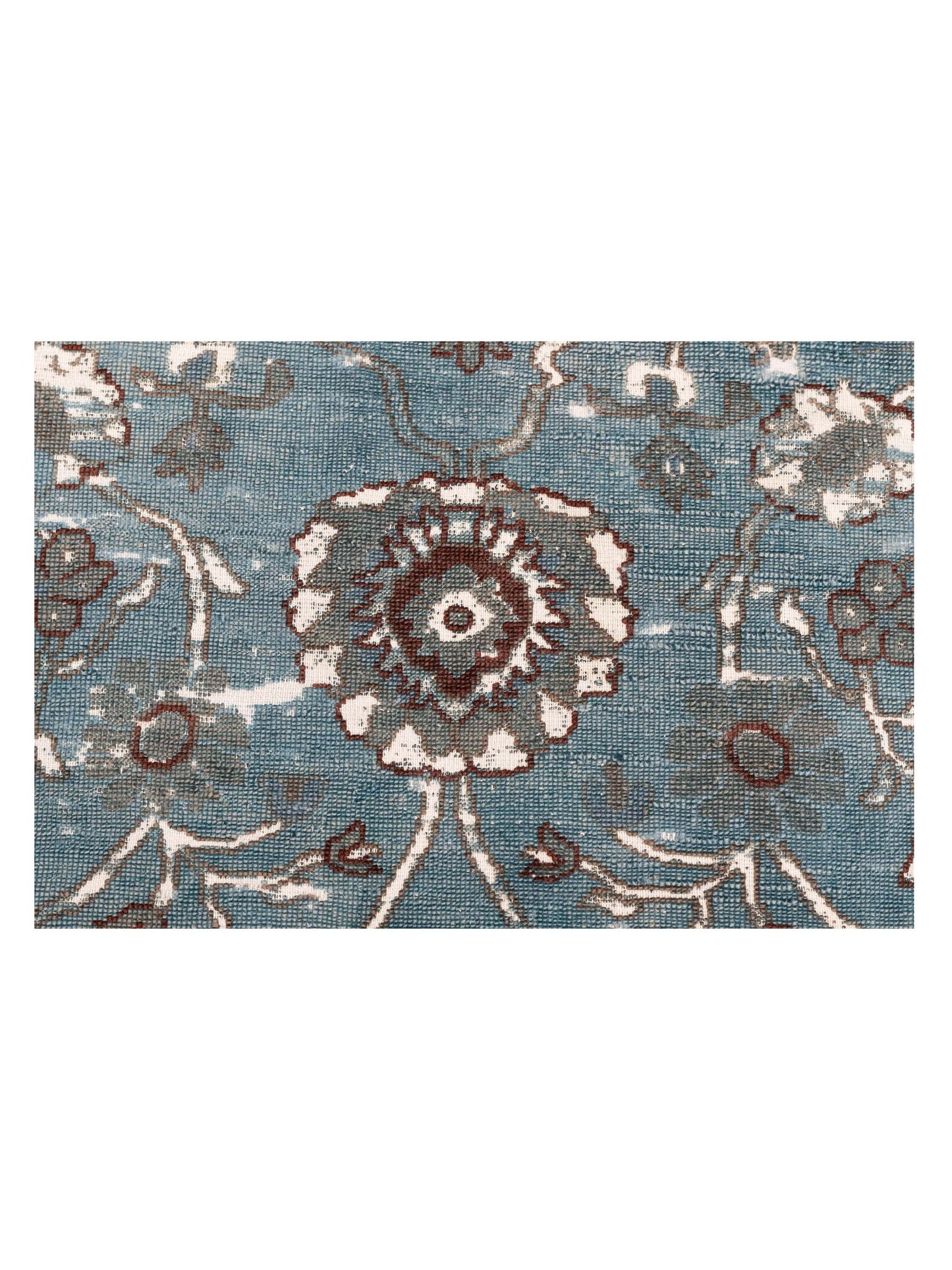 Vintage 97385 Blue 8.7x11 Hand Knotted Rug