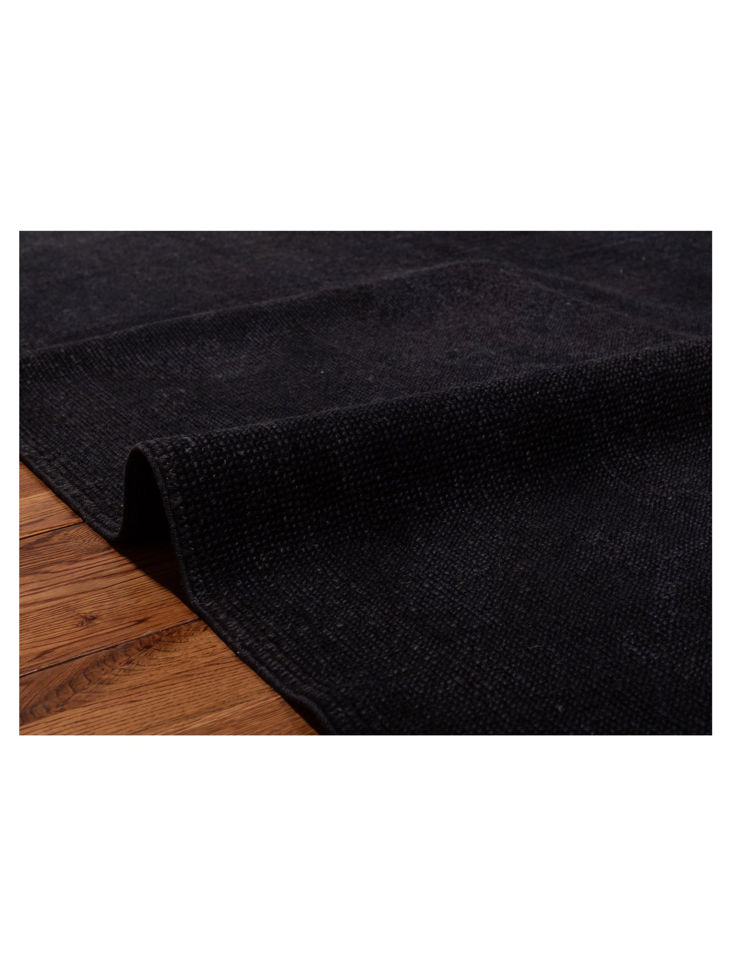 Vintage 97410 Black 6.11x8.11 Hand Knotted Rug