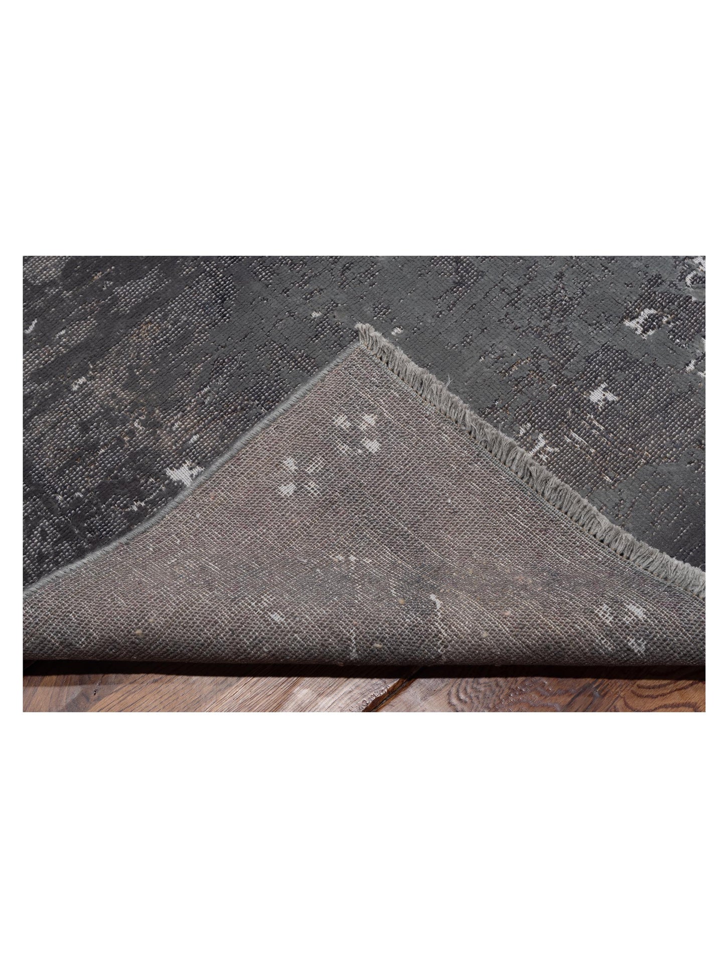 Vintage 97426 Dark Gray 12x17.10 Hand Knotted Rug