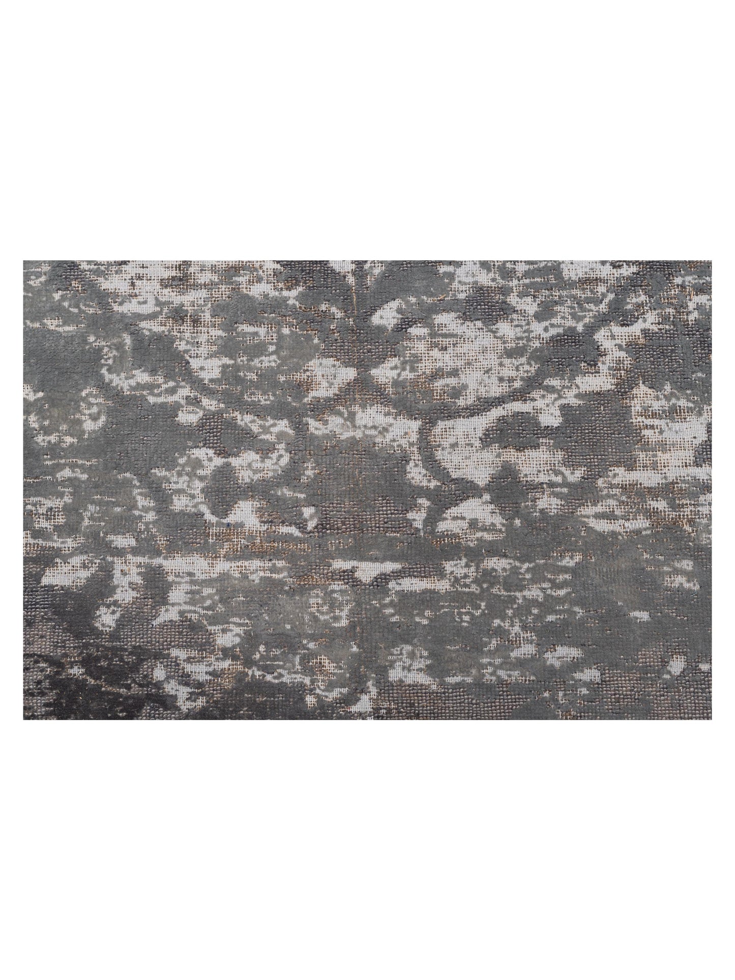 Vintage 97426 Dark Gray 12x17.10 Hand Knotted Rug